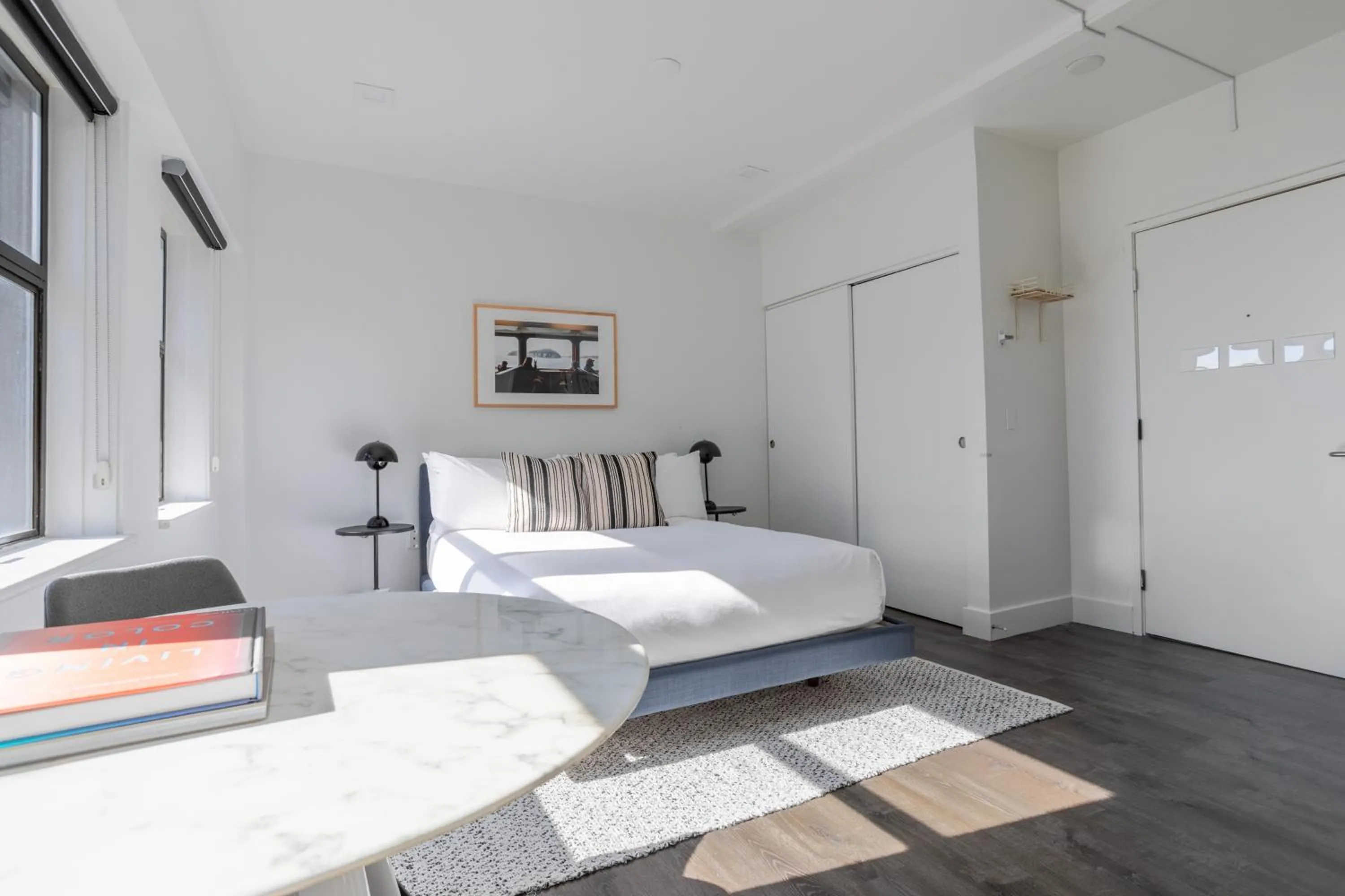 Bed in Reside Seattle Downtown, a Wyndham Residence