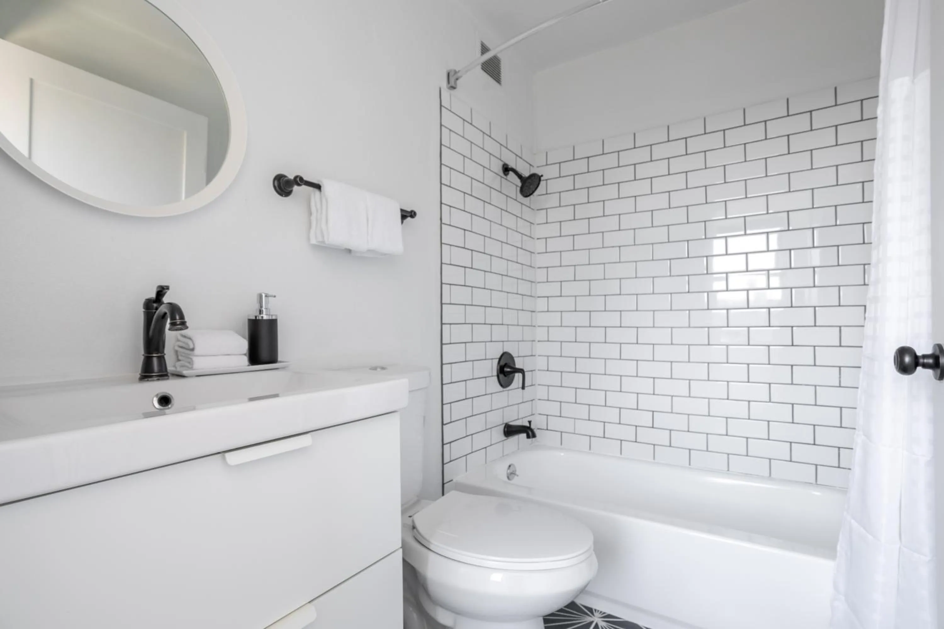 Bathroom in Reside Seattle Downtown, a Wyndham Residence