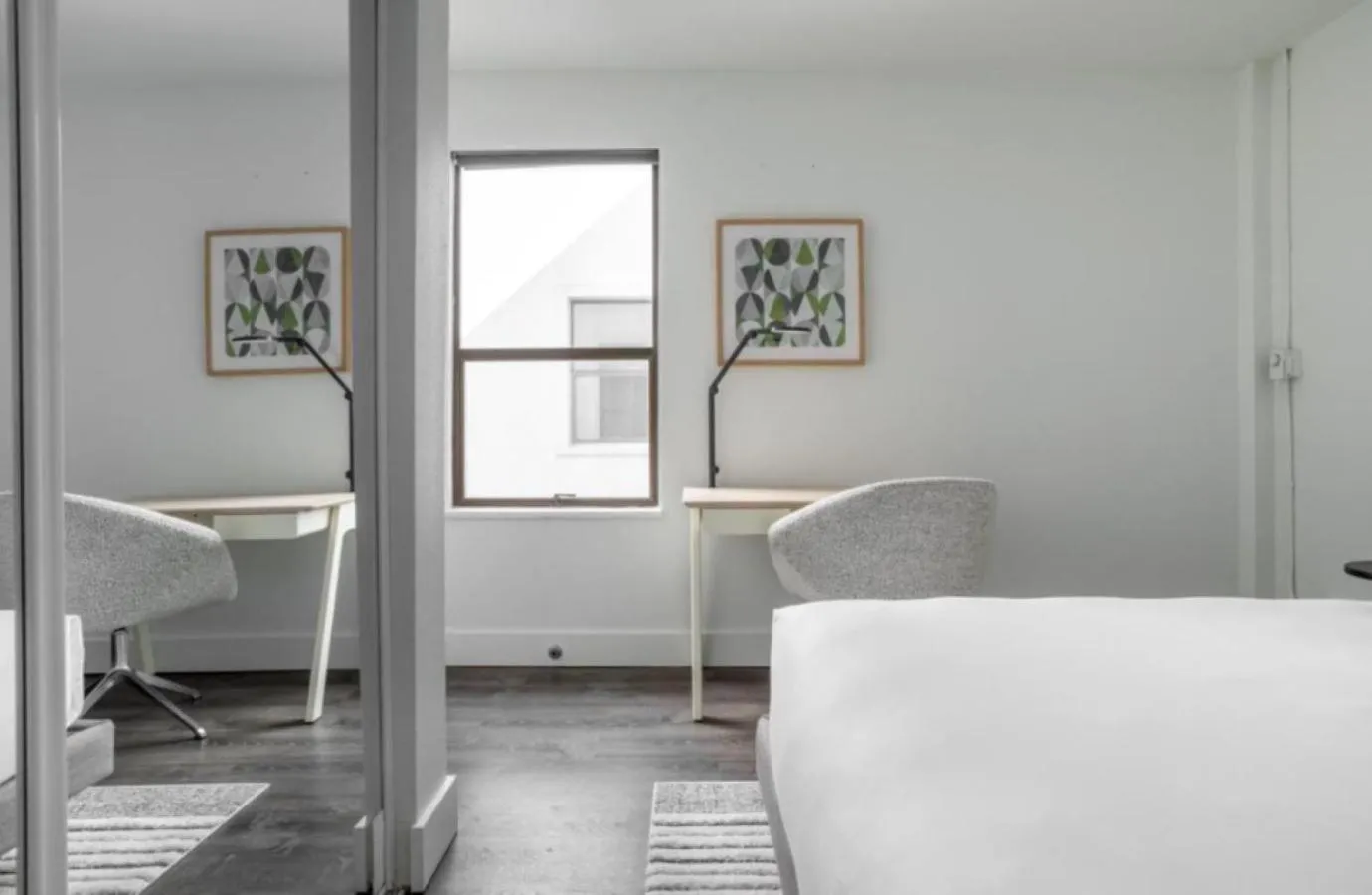 Bedroom, Bed in Reside Seattle Downtown, a Wyndham Residence