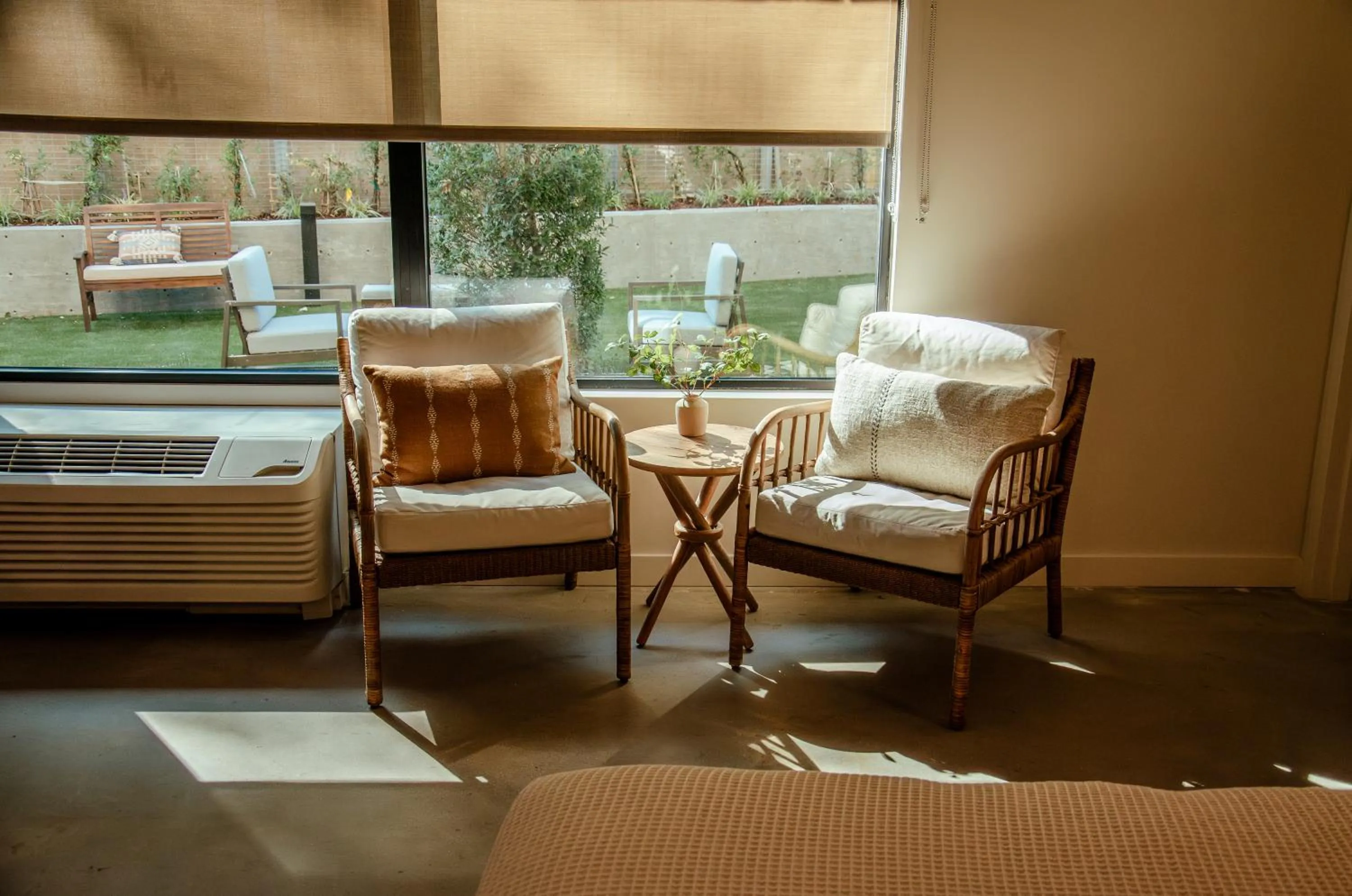 Seating area in Brut Hotel