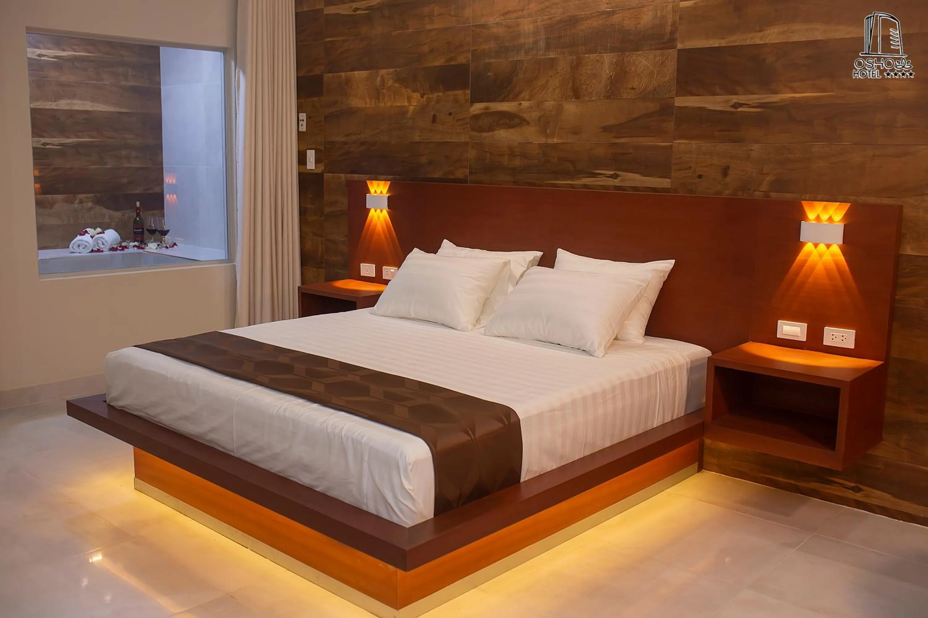 Bed in HOTEL OSHO
