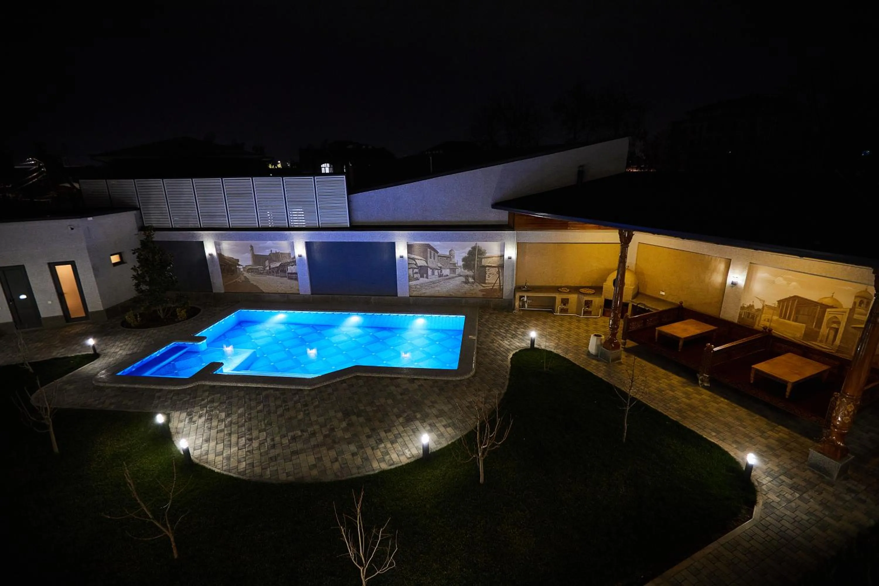 Pool view in OLD TASHKENT Hotel & Spa