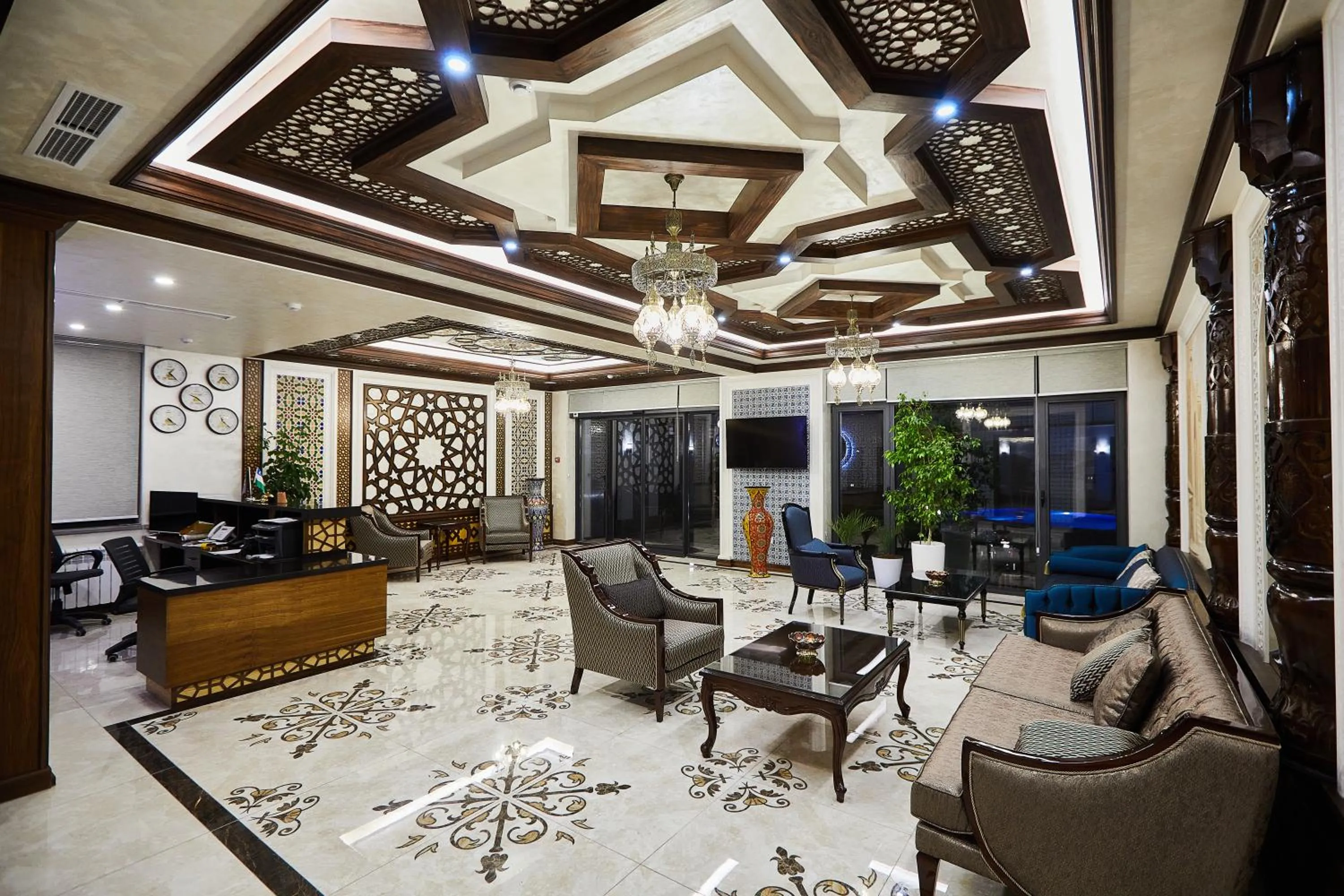 Lobby or reception in OLD TASHKENT Hotel & Spa