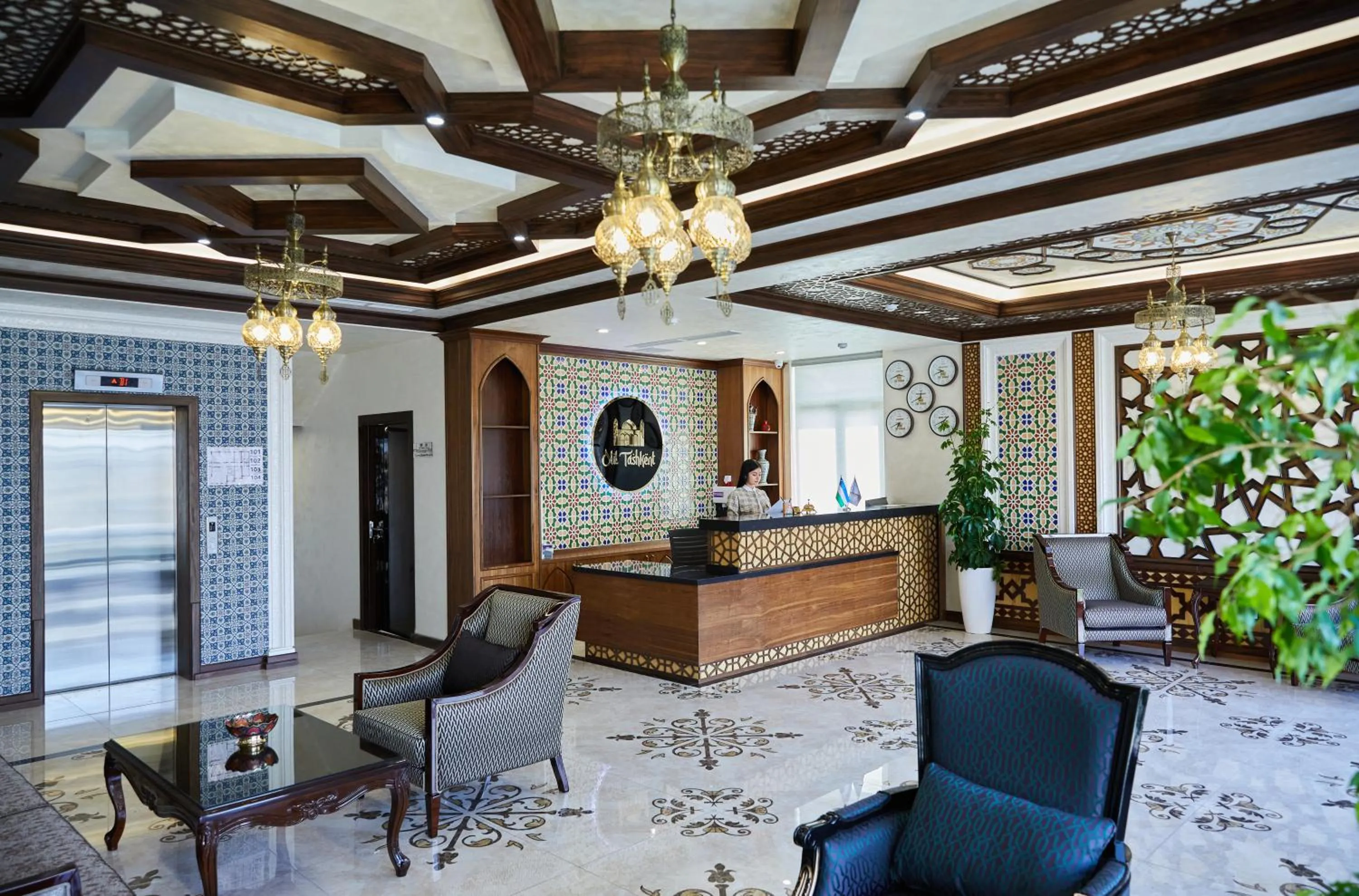 Lobby or reception in OLD TASHKENT Hotel & Spa