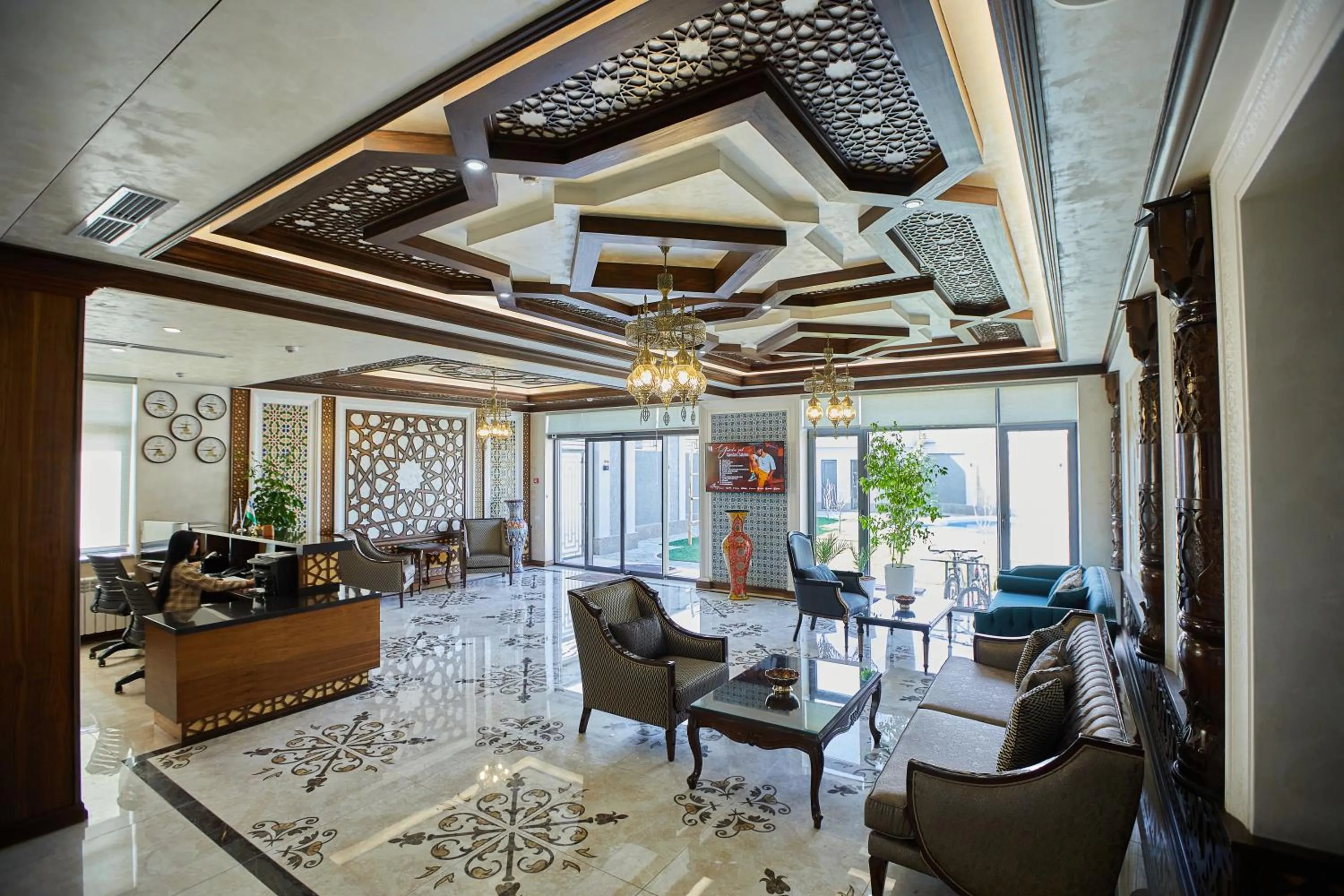 Lobby or reception in OLD TASHKENT Hotel & Spa