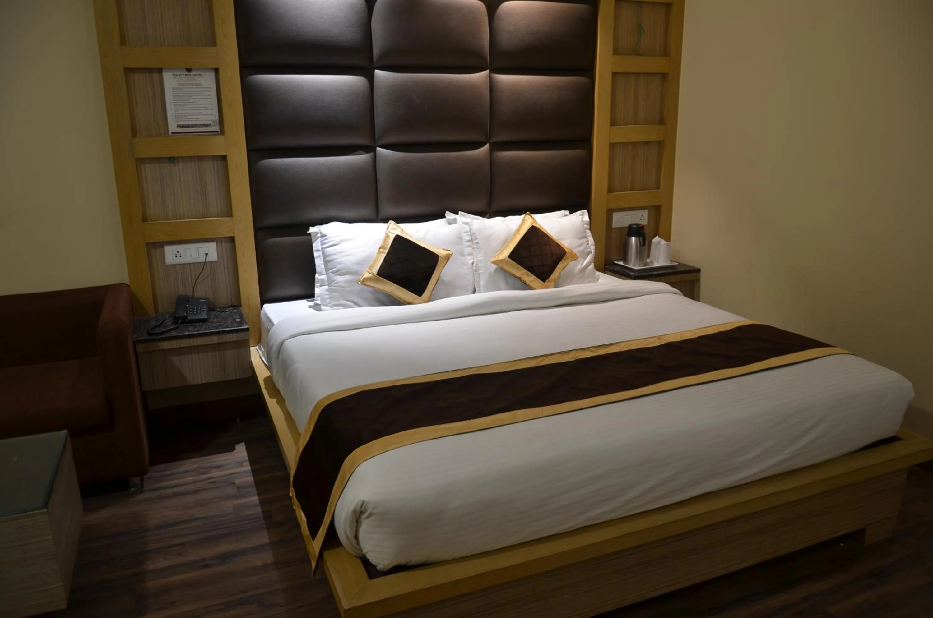 Bed in Tulip Tree Hotel