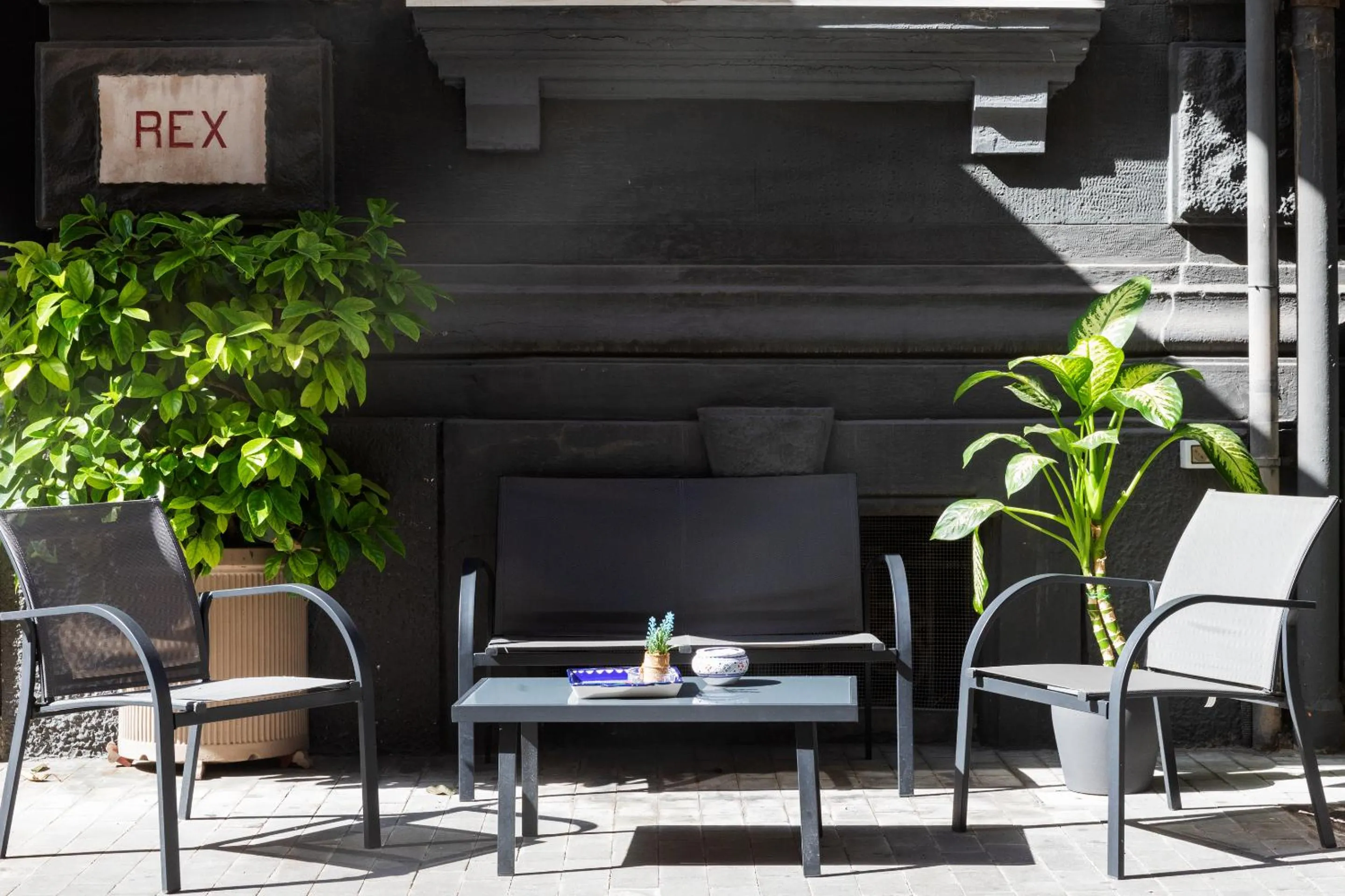 Patio in Rex Lifestyle Hotel