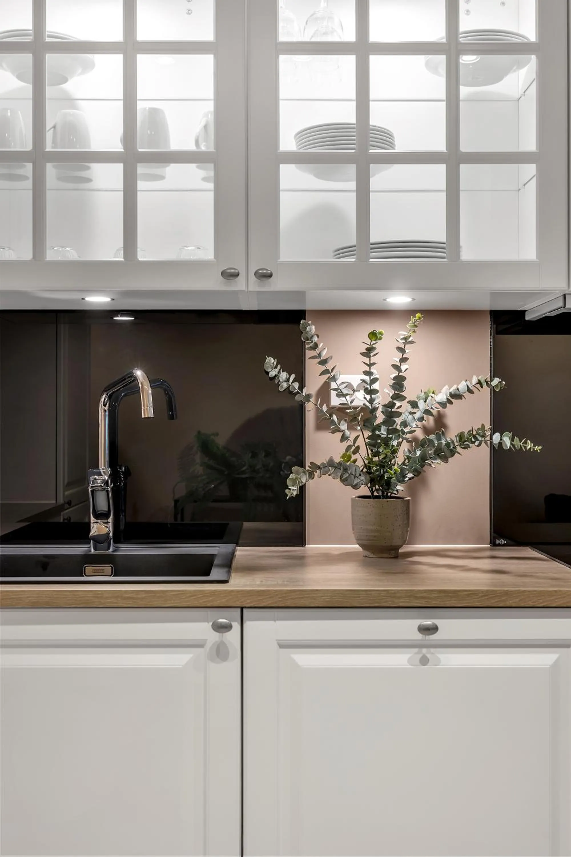 Kitchen or kitchenette in TotalApartments Storgata City Apartments