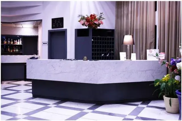 Lobby or reception in Hotel Forum Lobby or reception in Hotel Forum