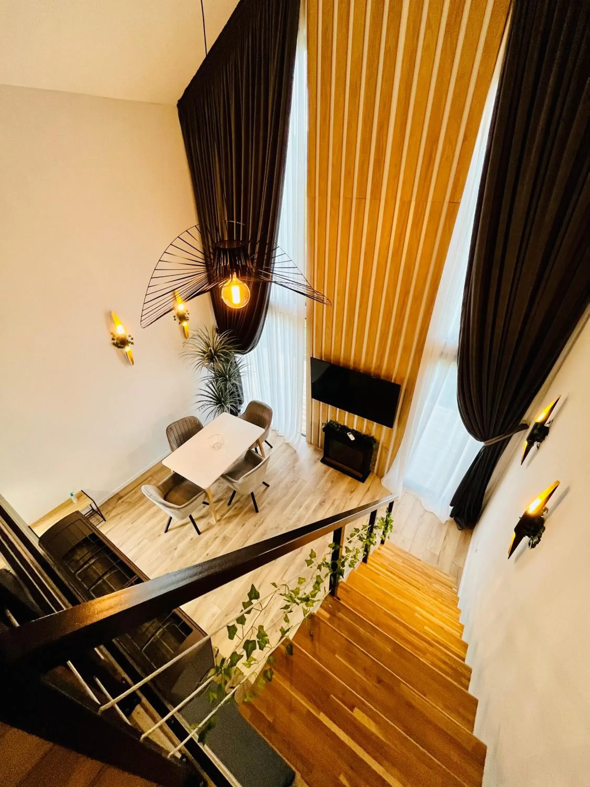 Living room, Bed in Moon Village Comarnic Living room, Bed in Moon Village Comarnic