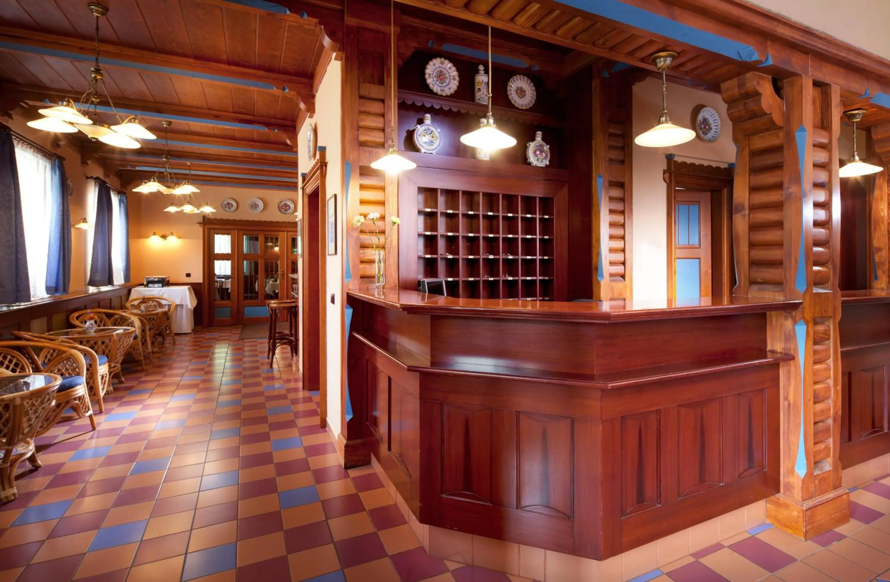 Lobby or reception in Jestřabí