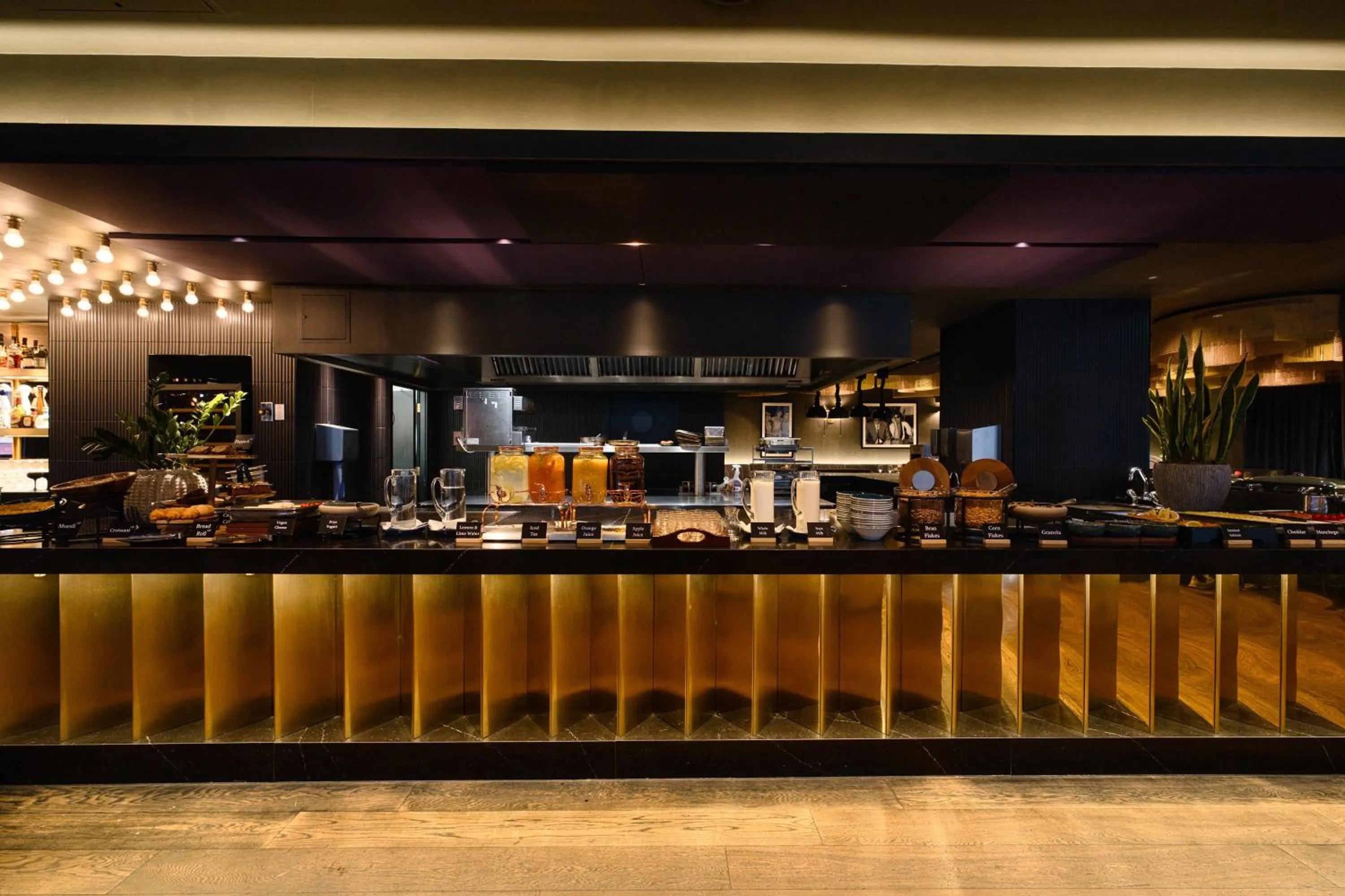 Buffet breakfast in Hotel AMANO Covent Garden