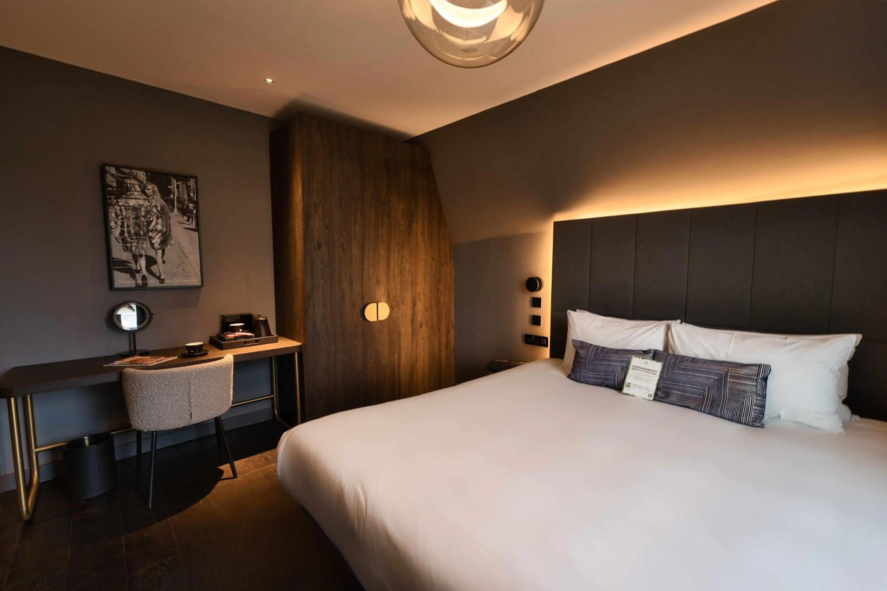 Photo of the whole room, Bed in Hotel AMANO Covent Garden