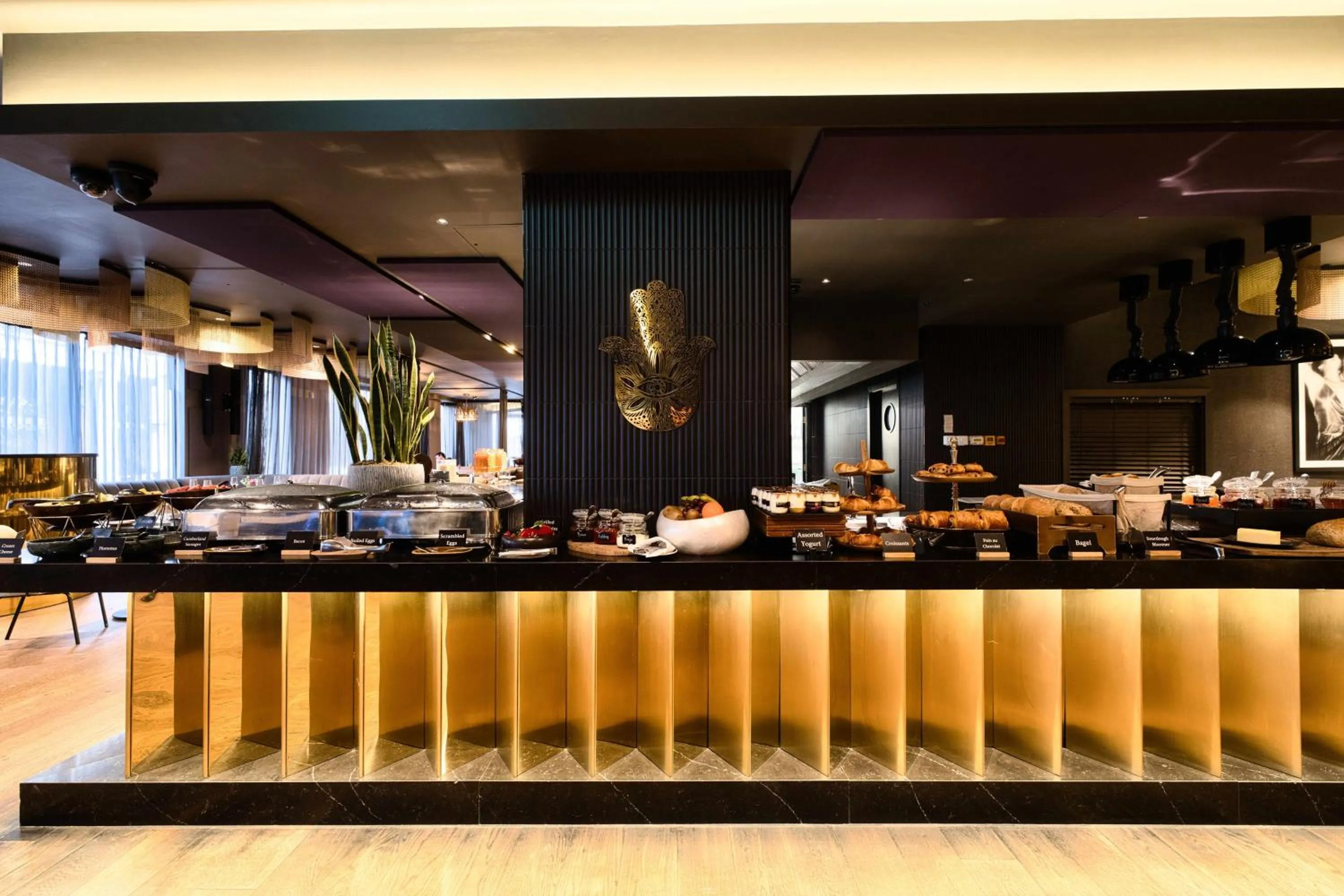 Buffet breakfast in Hotel AMANO Covent Garden