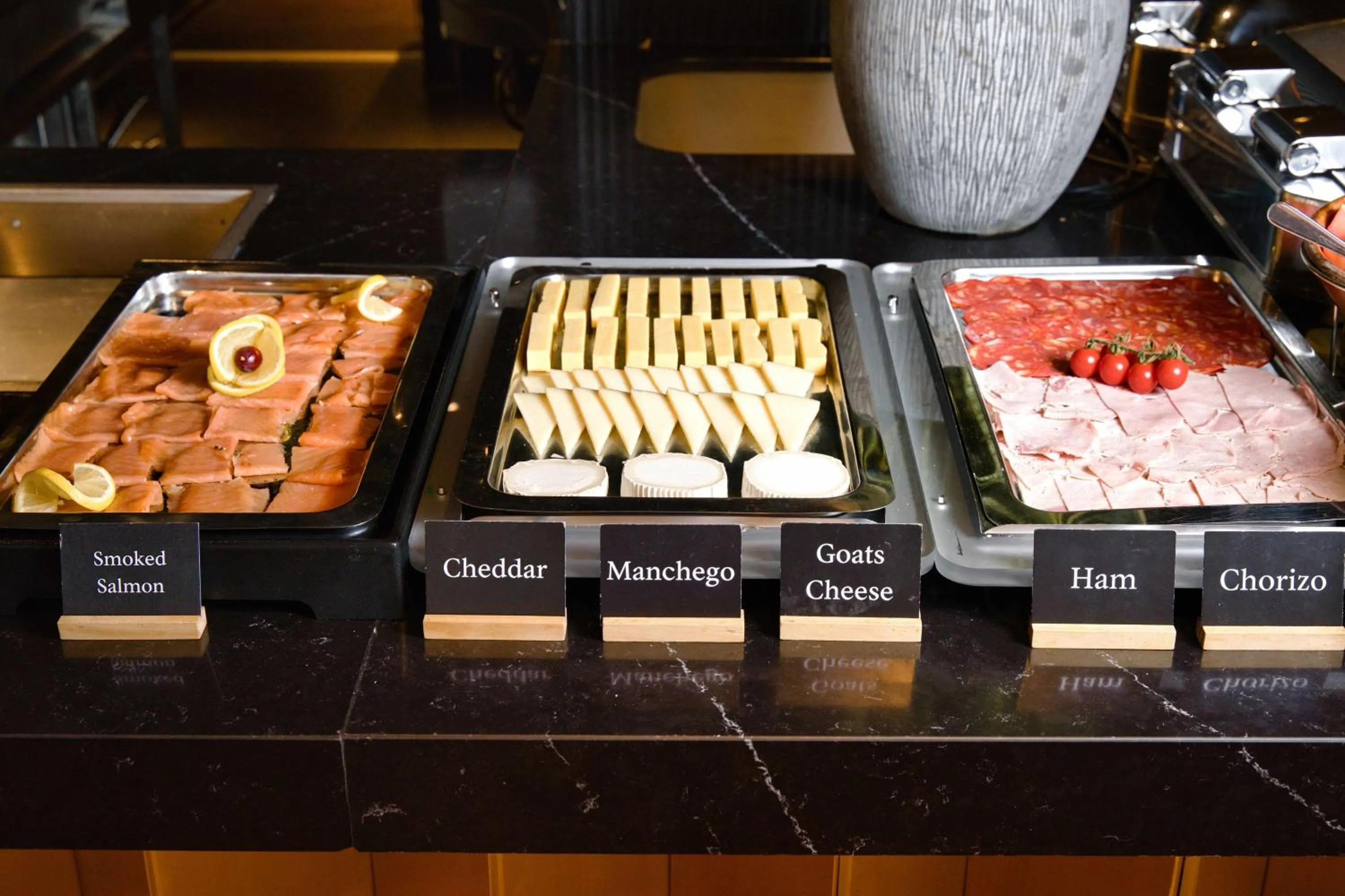 Buffet breakfast in Hotel AMANO Covent Garden