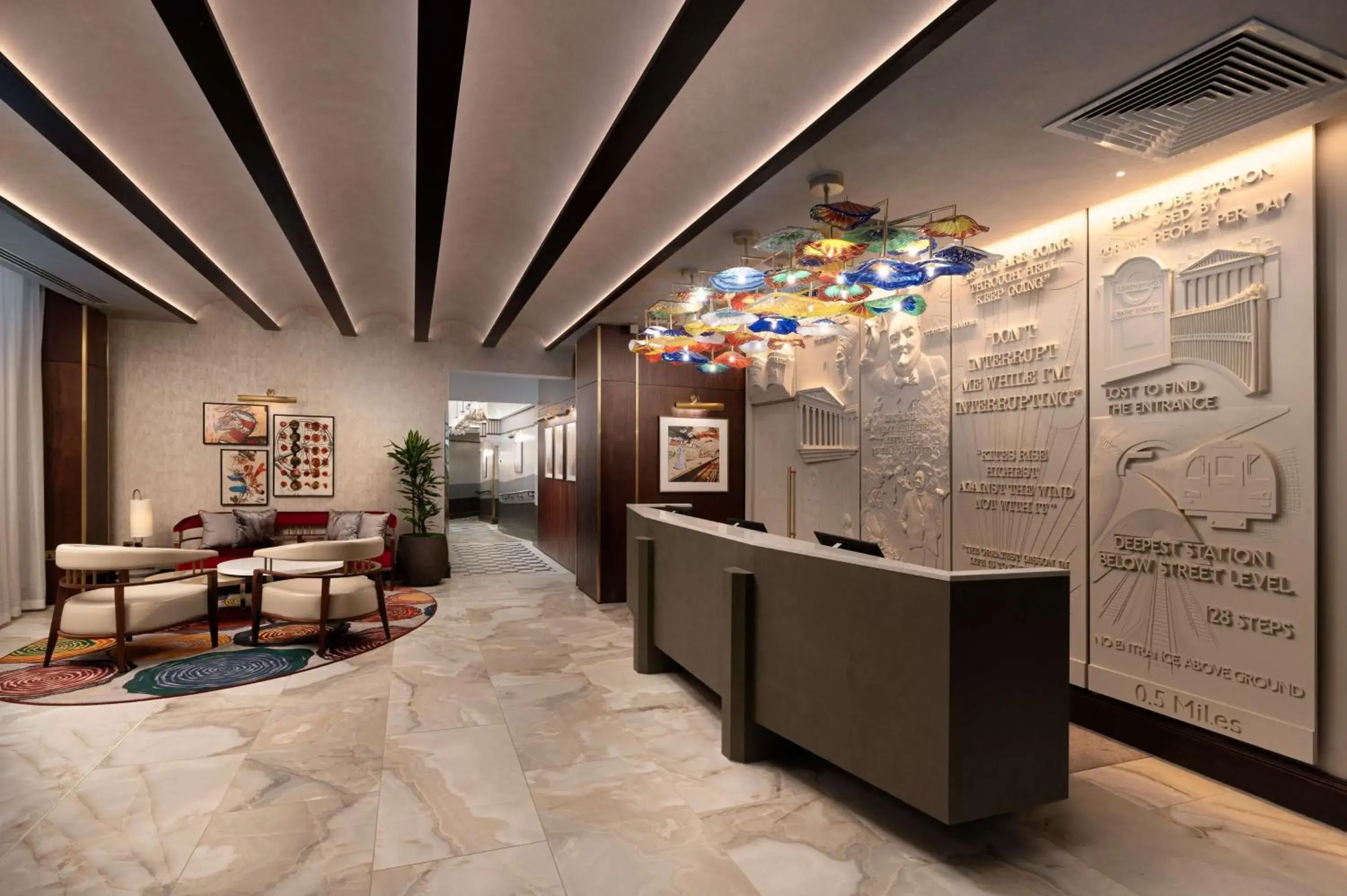 Lobby or reception in Lost Property St Pauls London, Curio Collection By Hilton Lobby or reception in Lost Property St Pauls London, Curio Collection By Hilton