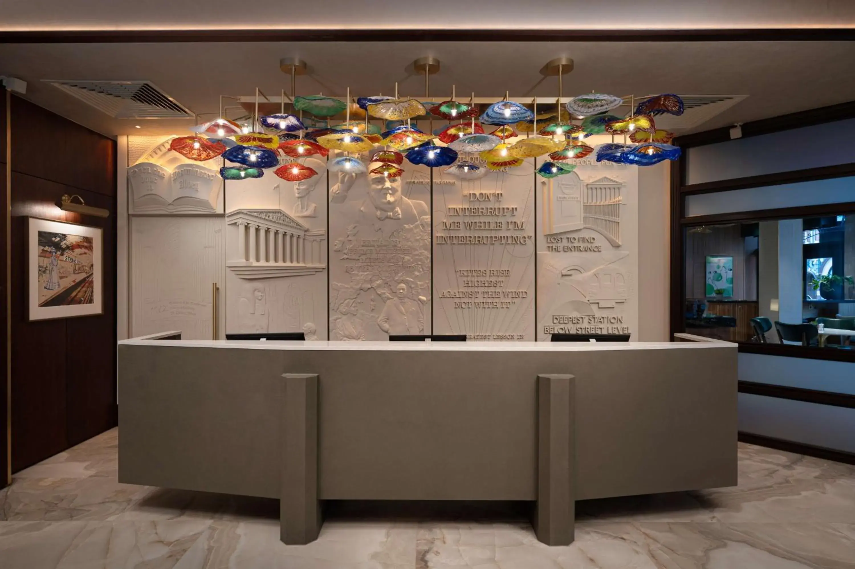 Lobby or reception in Lost Property St Pauls London, Curio Collection By Hilton Lobby or reception in Lost Property St Pauls London, Curio Collection By Hilton