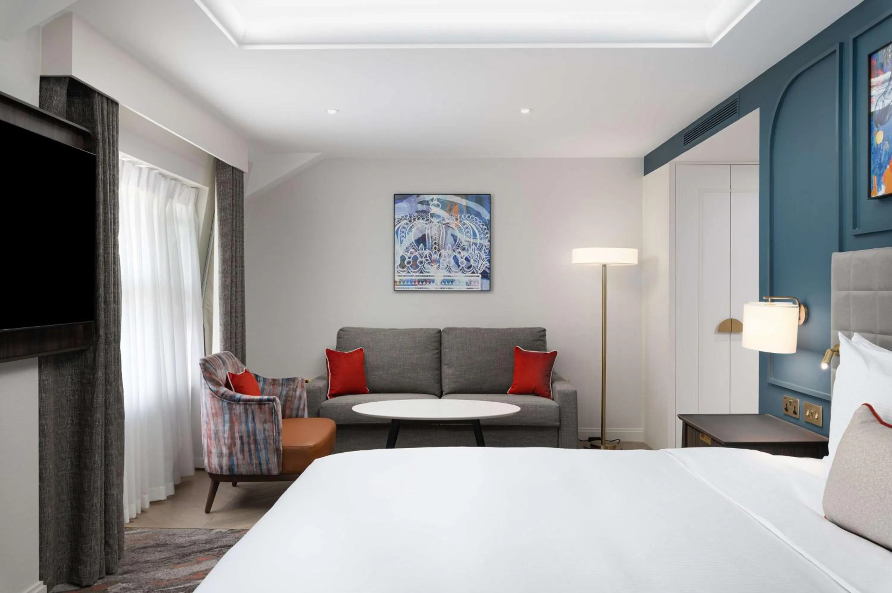 Living room, Bed in Lost Property St Pauls London, Curio Collection By Hilton