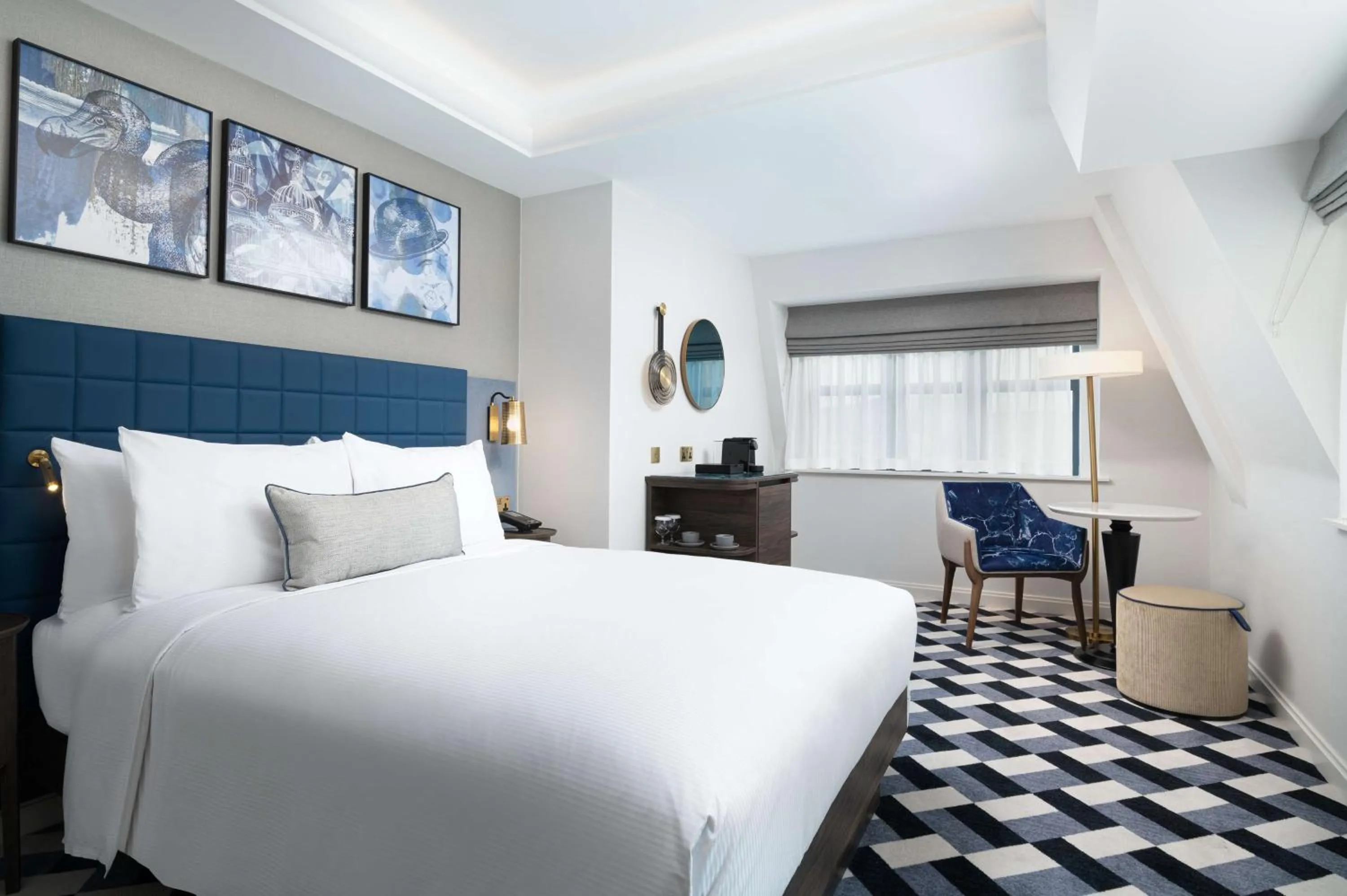 Bed in Lost Property St Pauls London, Curio Collection By Hilton