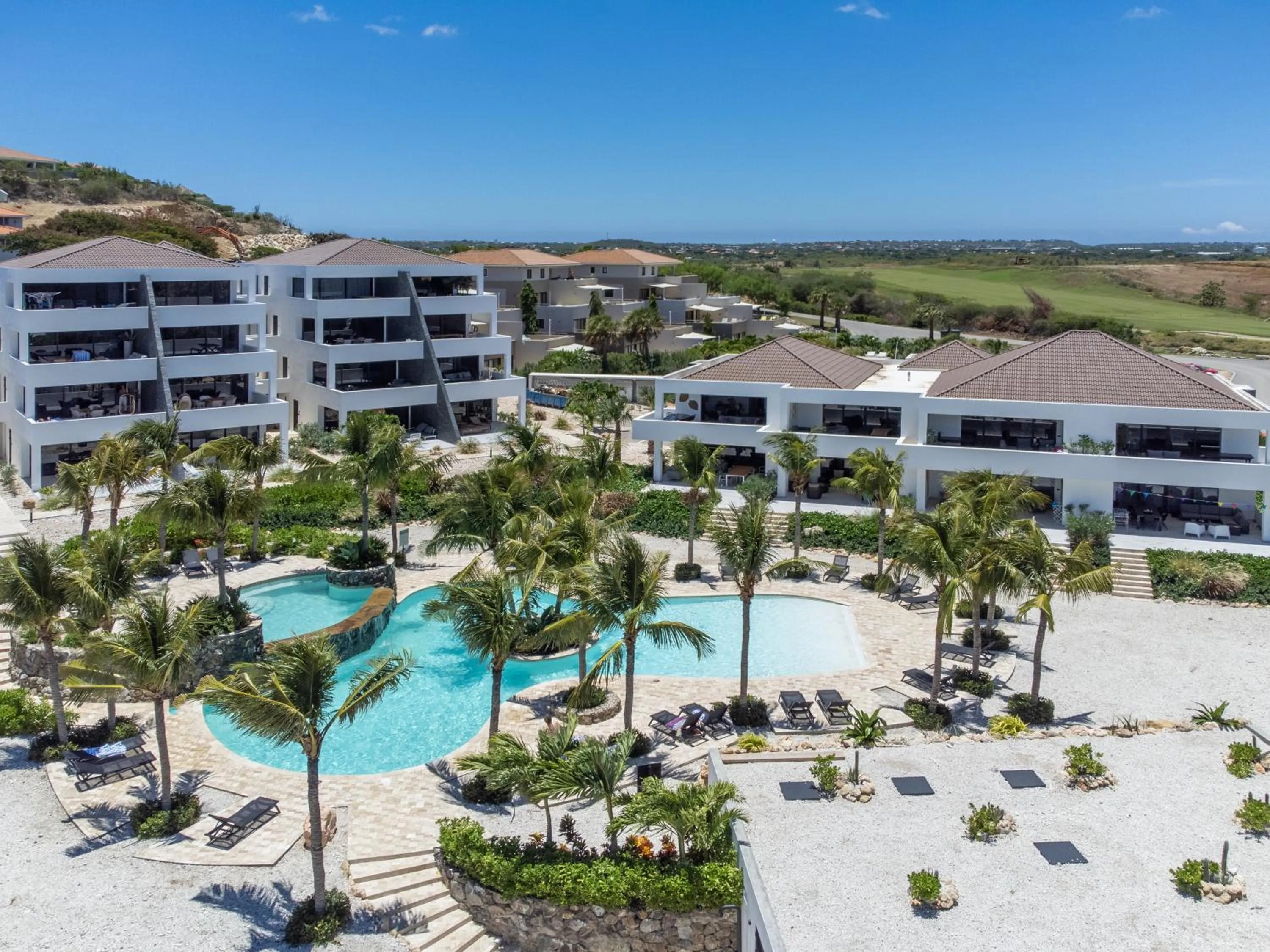 Pool view in Blue Bay - The Reef