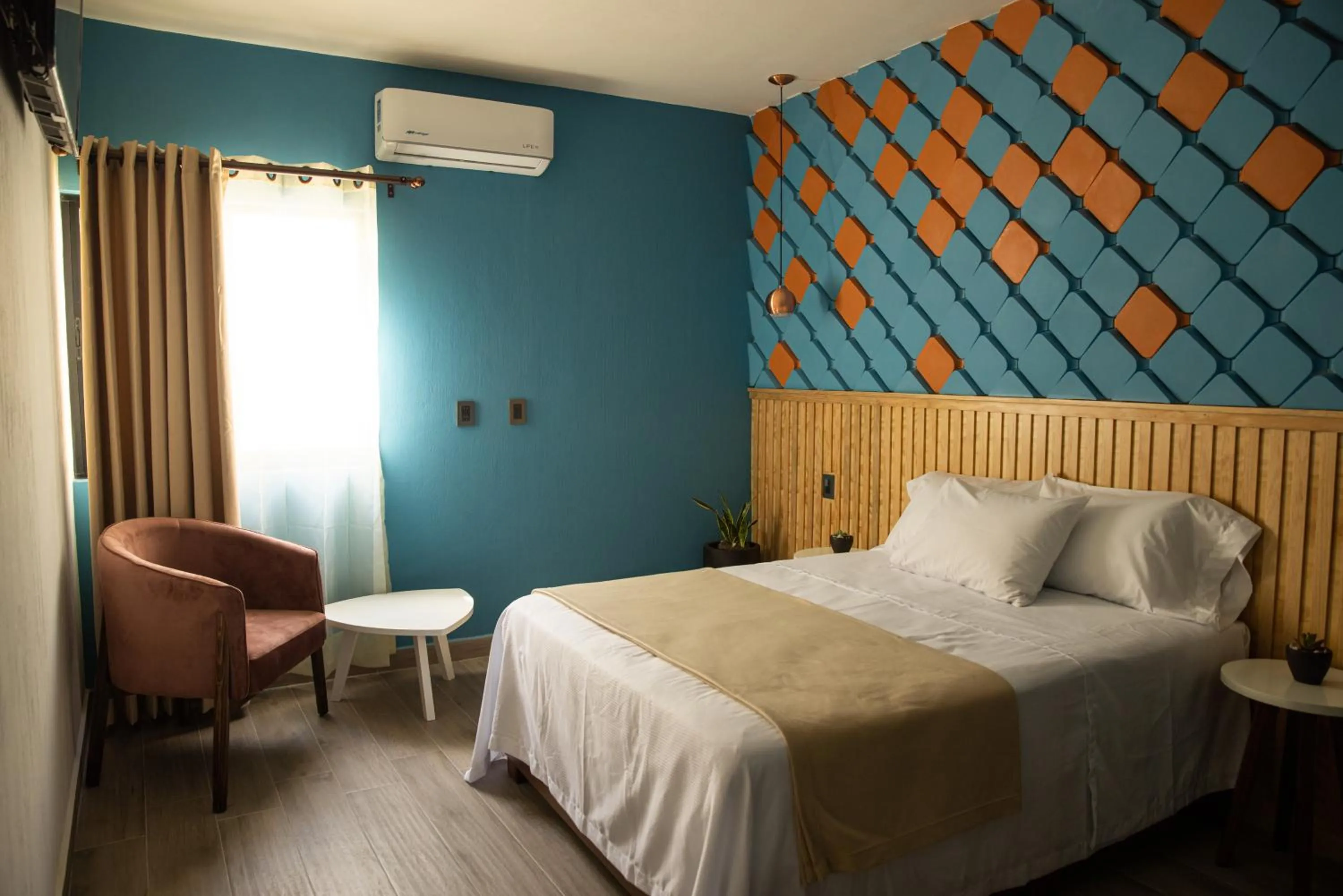 Bed in Hotel Casa Jima Agave