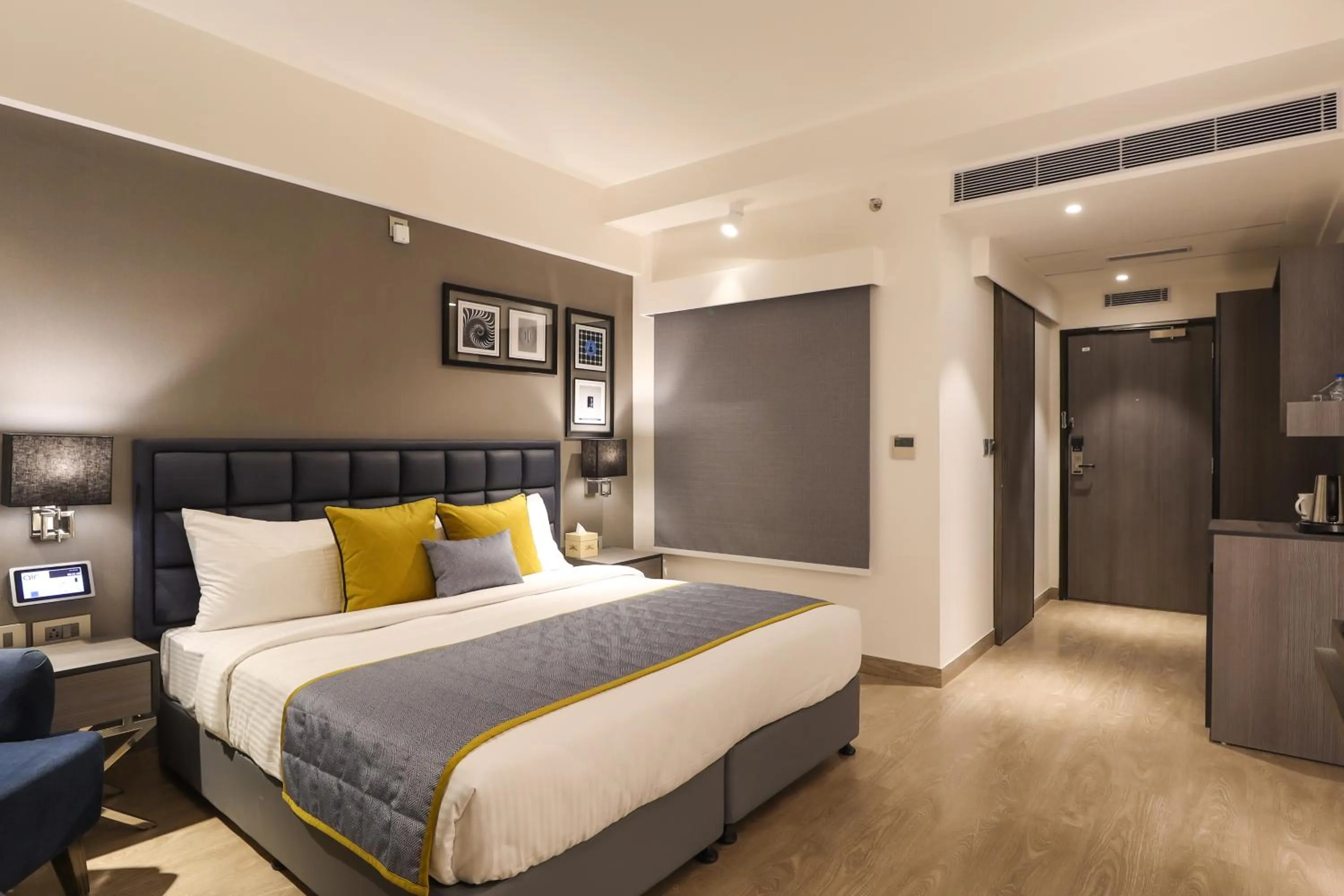 Bedroom, Bed in AIR by Ahuja Residences