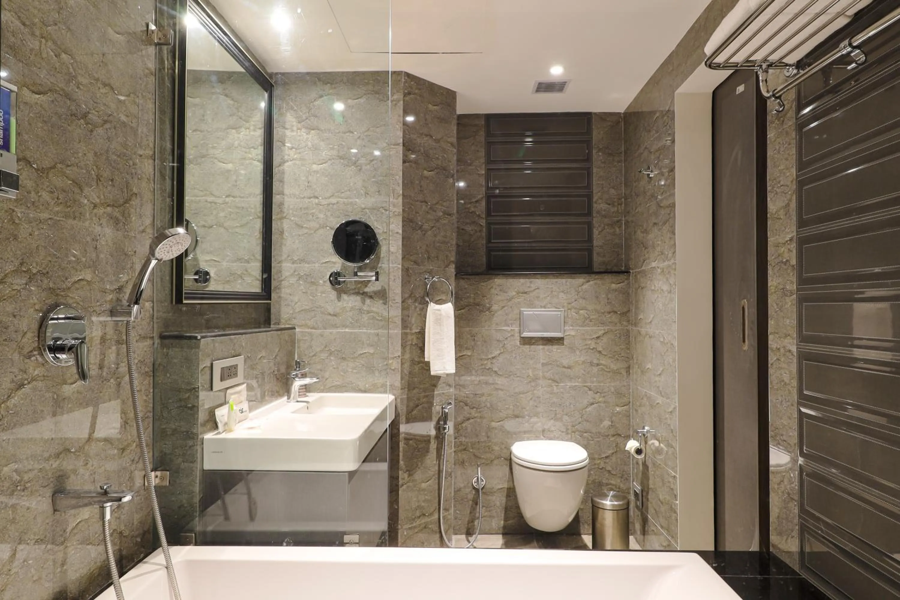 Shower in AIR by Ahuja Residences