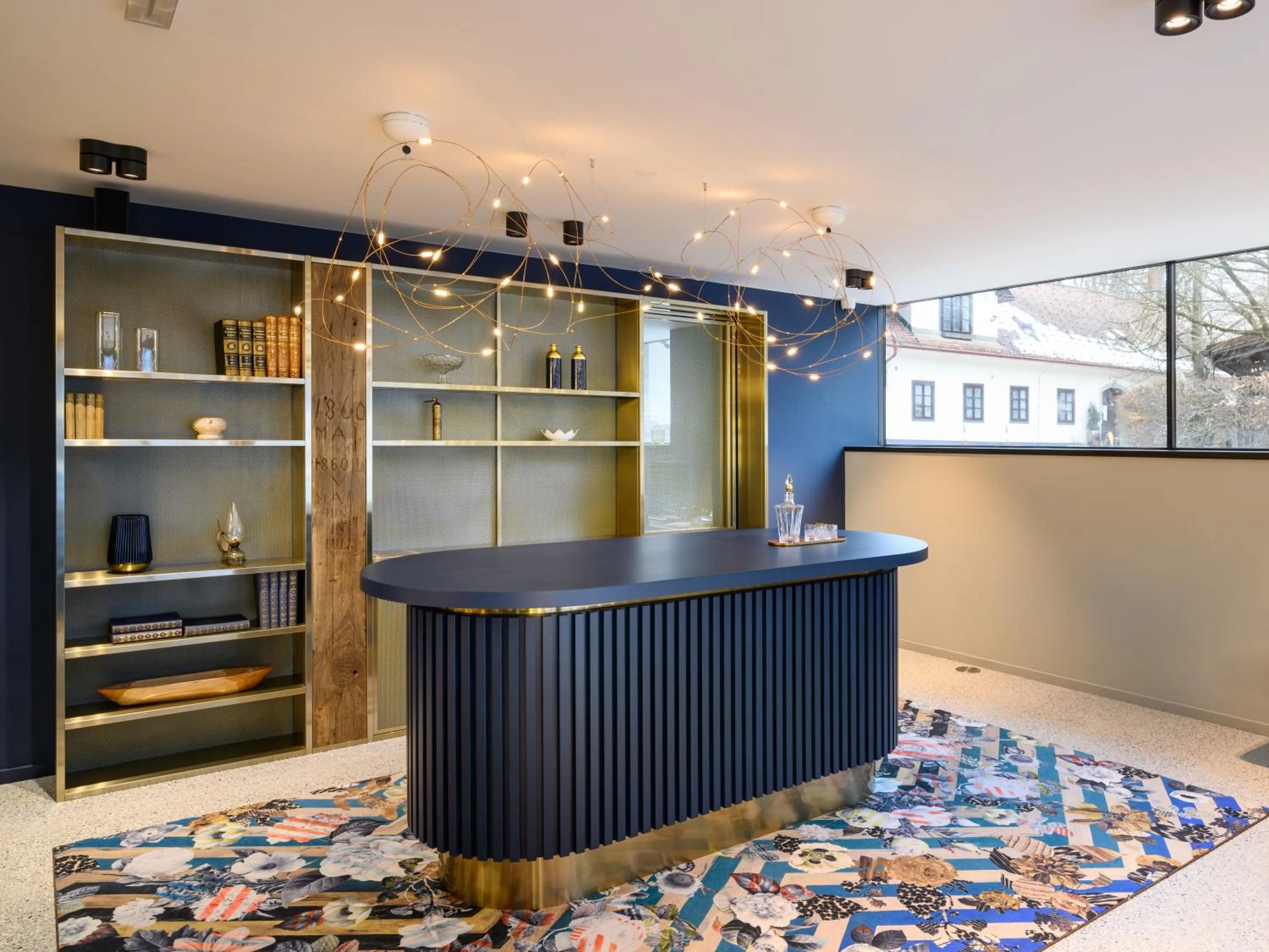 Lobby or reception in Hotel Čad