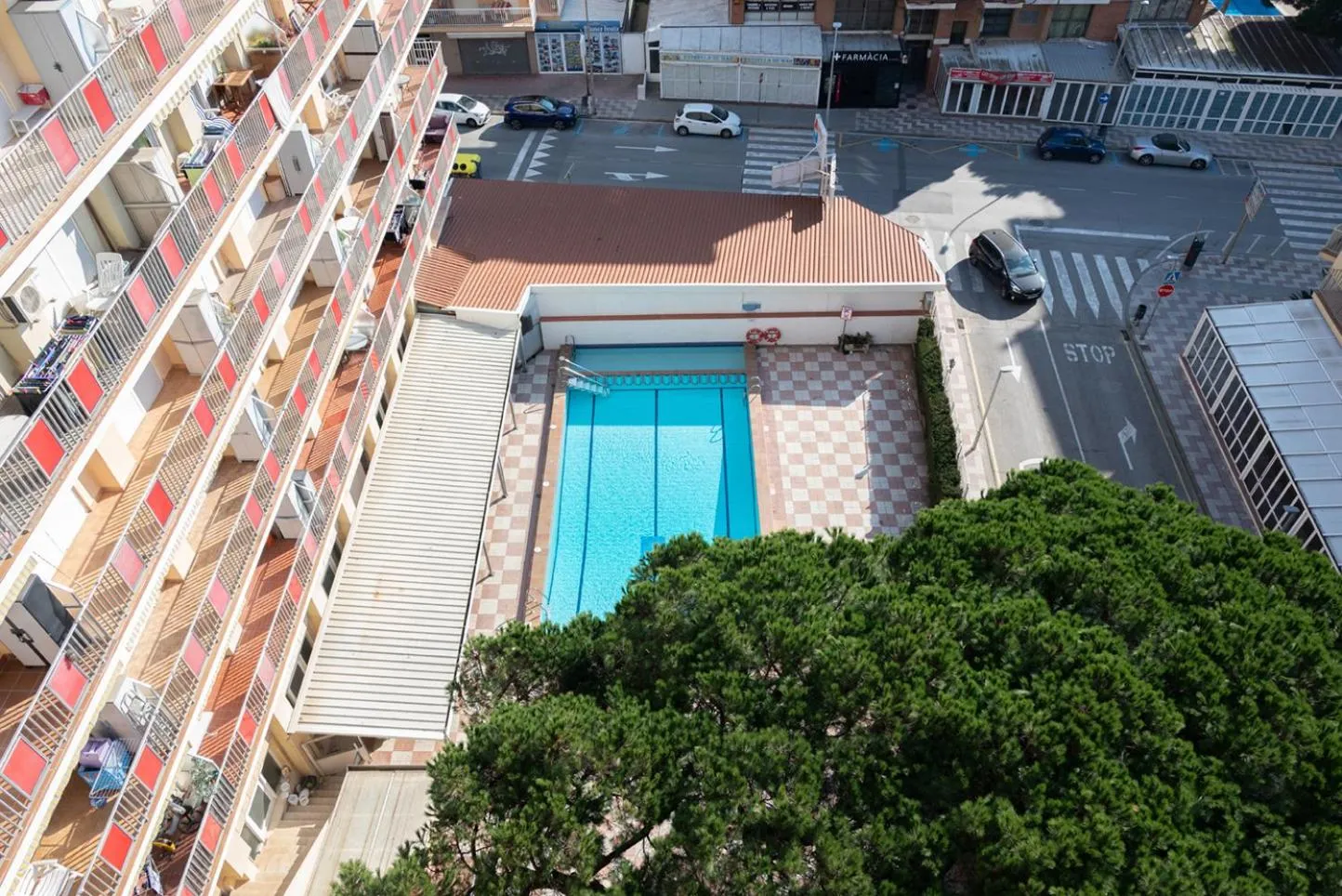 Pool view in Apartamento Consul Park