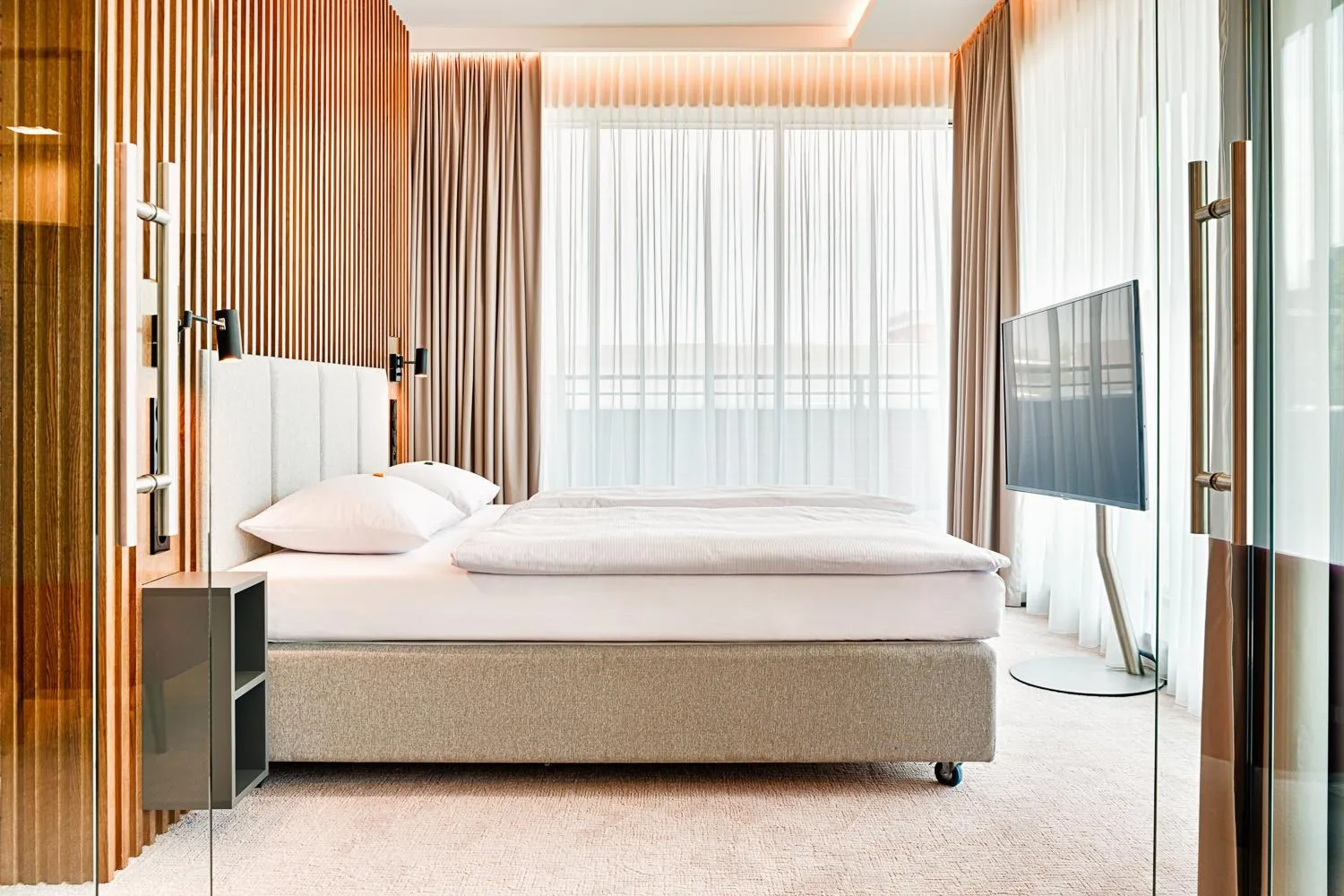 Bed in Hotel The Loom