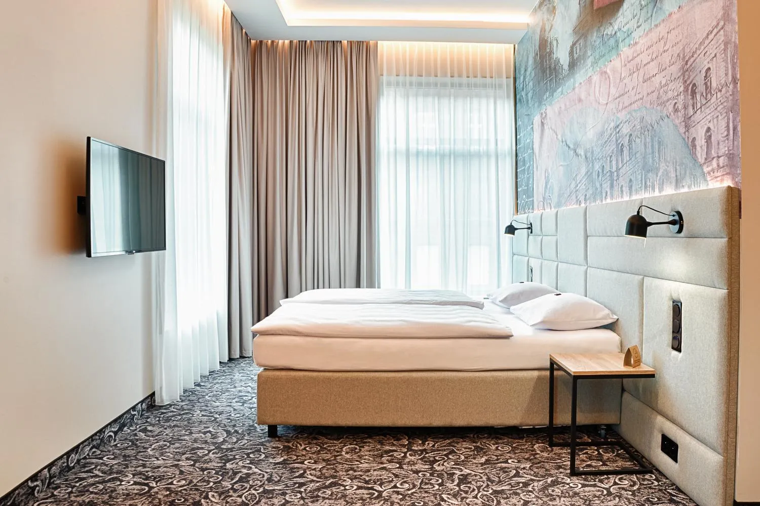 Bed in Hotel The Loom