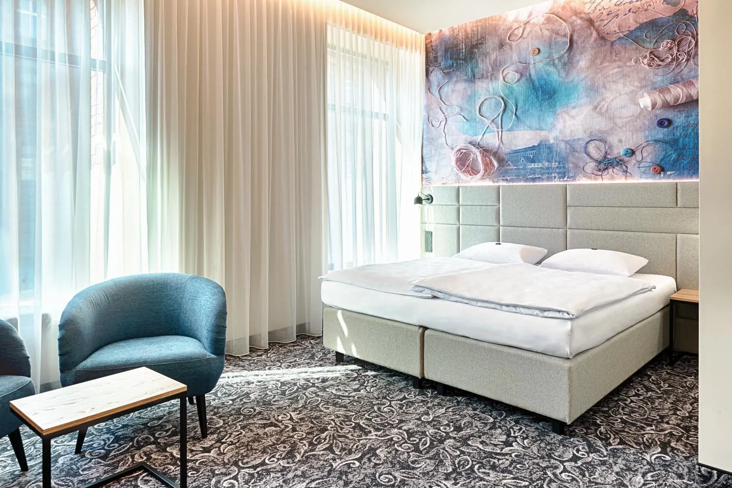 Bed in Hotel The Loom