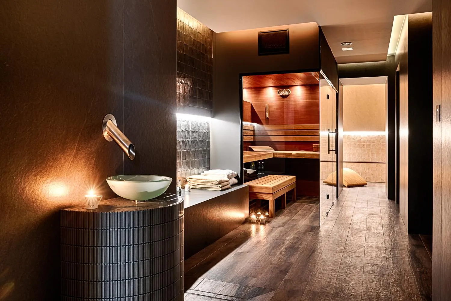 Sauna in Hotel The Loom