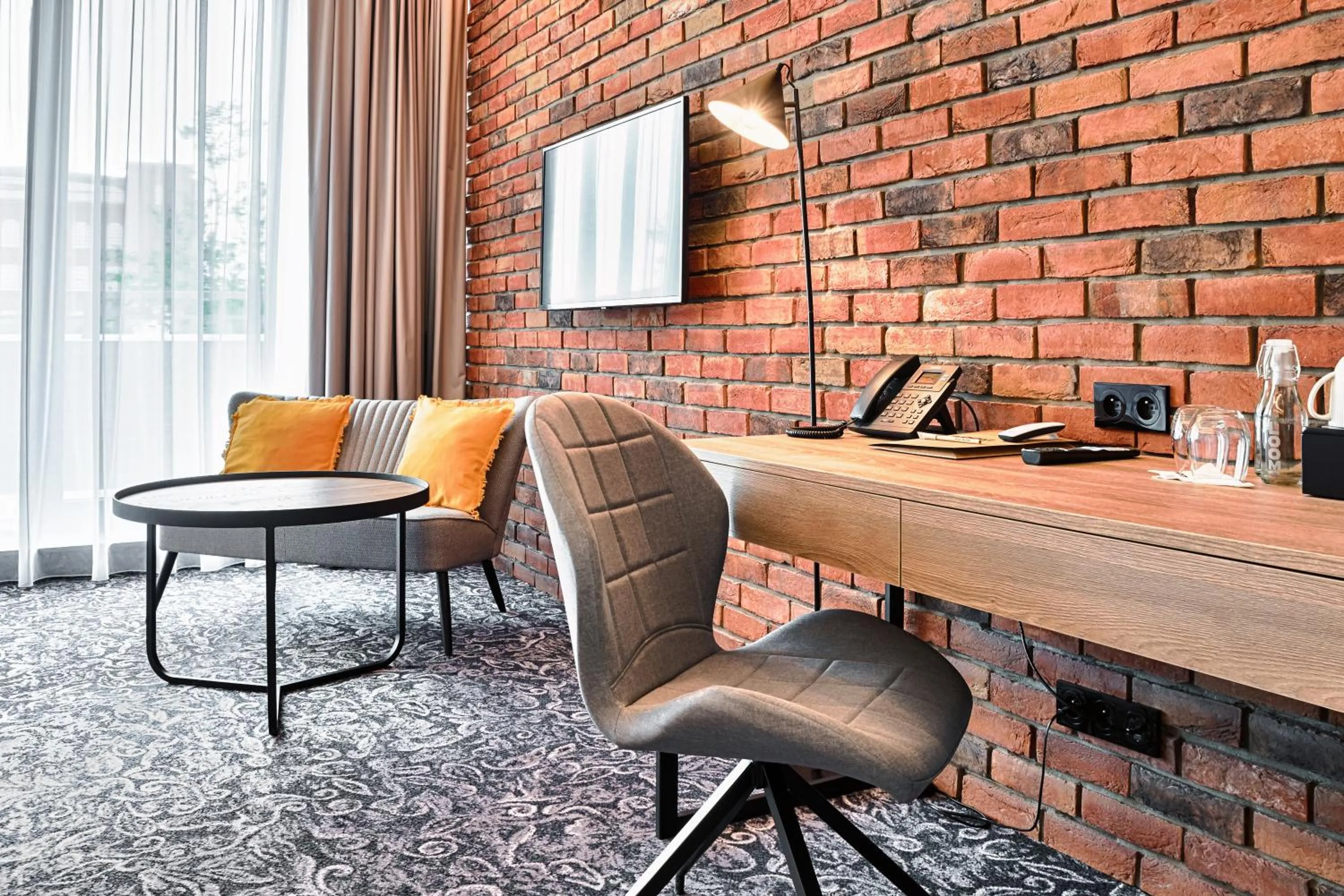 Seating area in Hotel The Loom