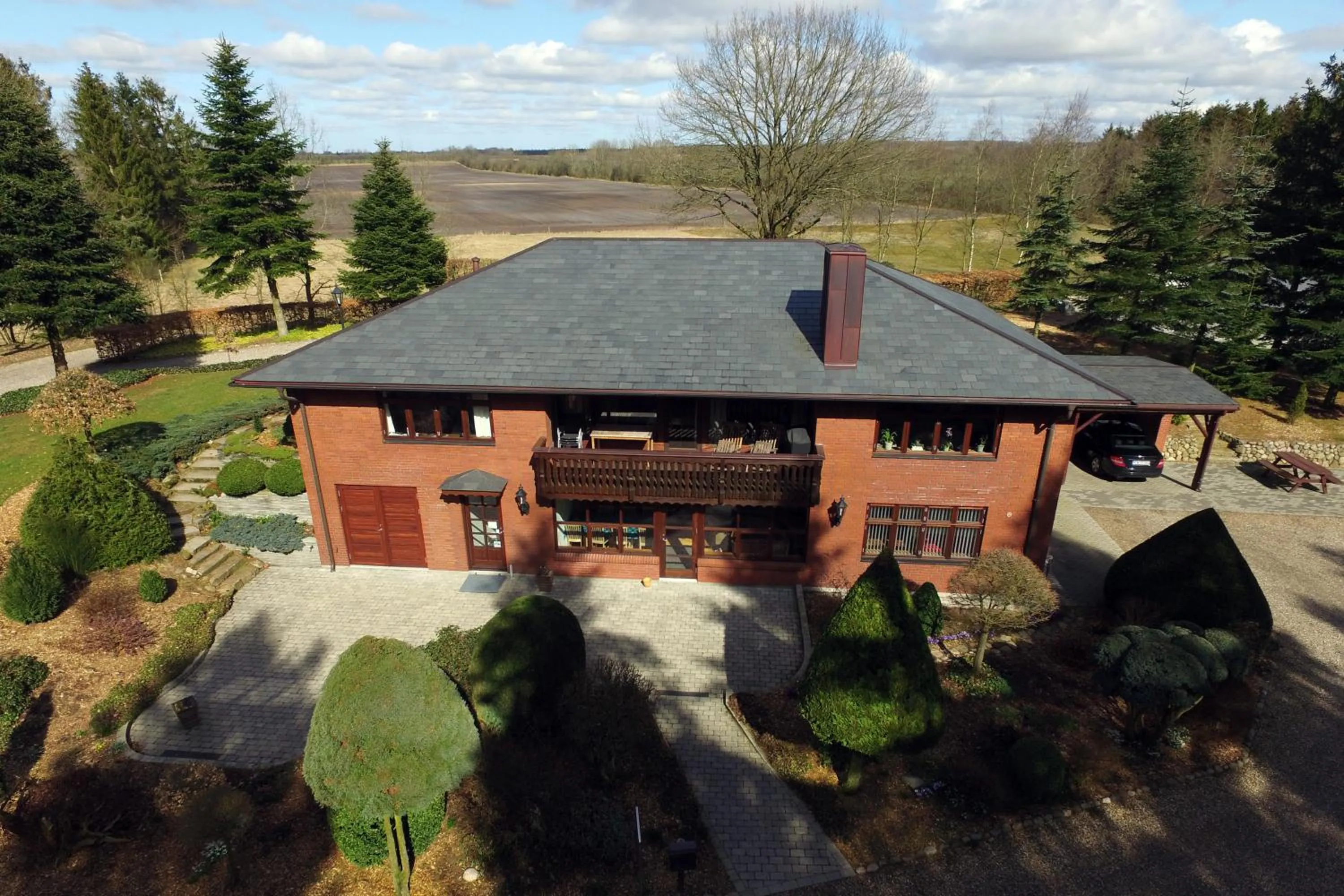 Bird's eye view in Gregersminde