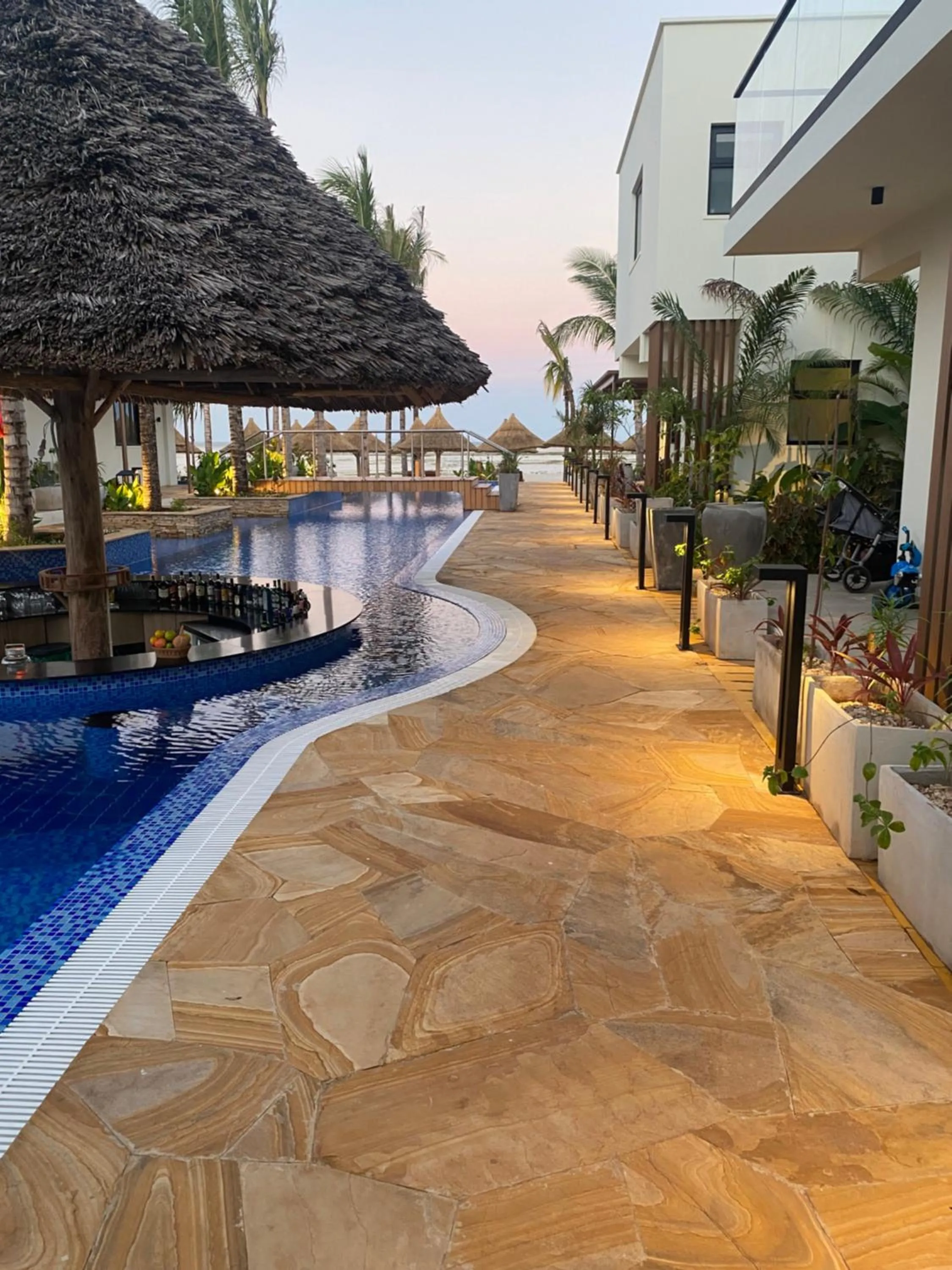 Pool view in TOA Hotel & Spa Zanzibar