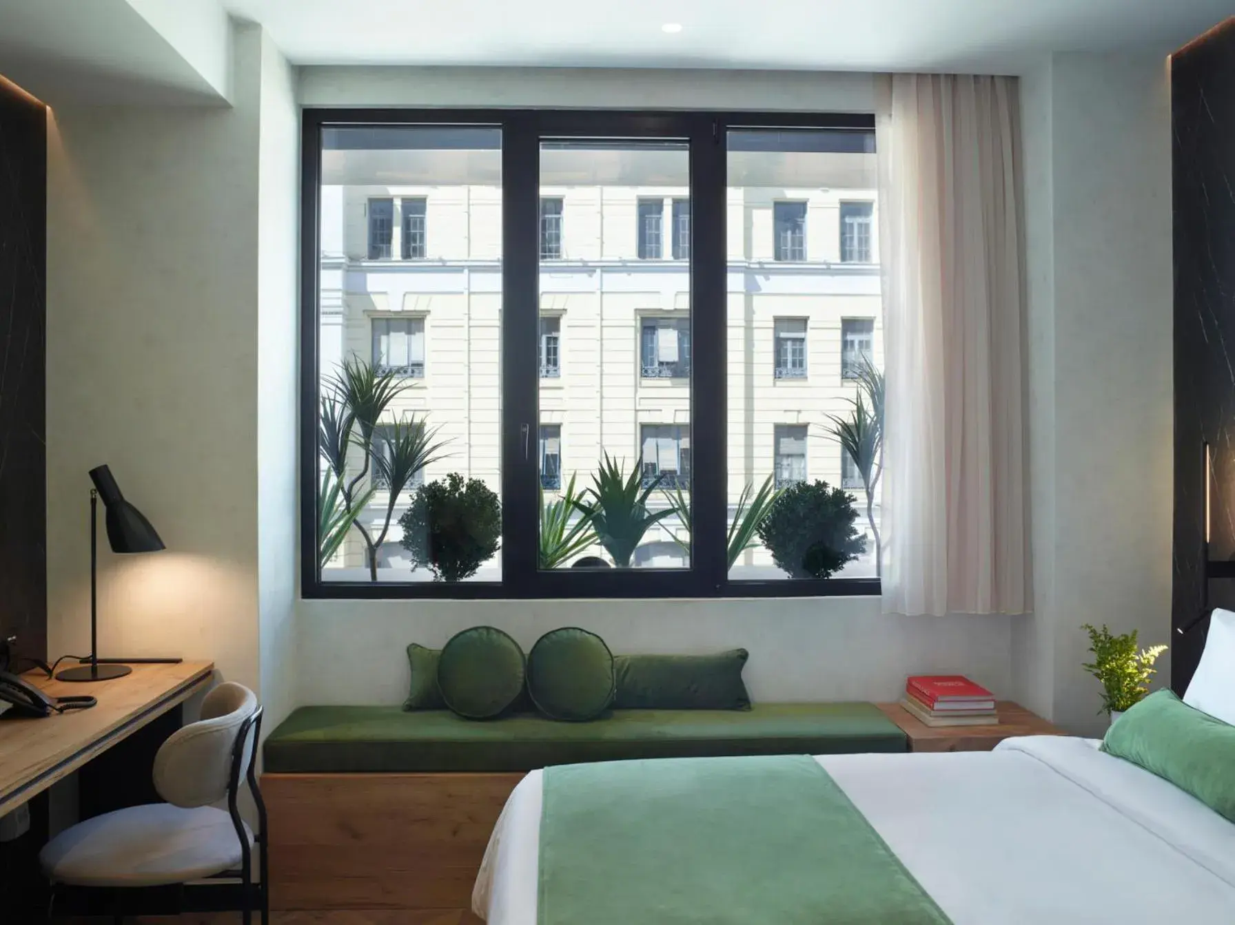 View (from property/room), Bed in The Port Square Hotel View (from property/room), Bed in The Port Square Hotel
