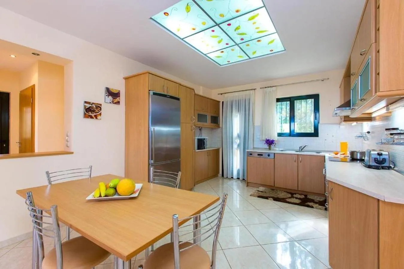 Kitchen or kitchenette in Argyro Villa