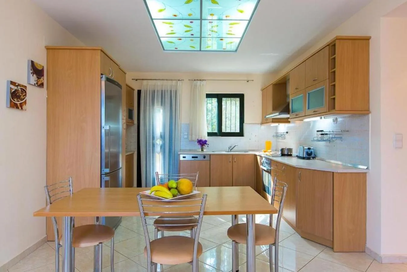 Kitchen or kitchenette in Argyro Villa