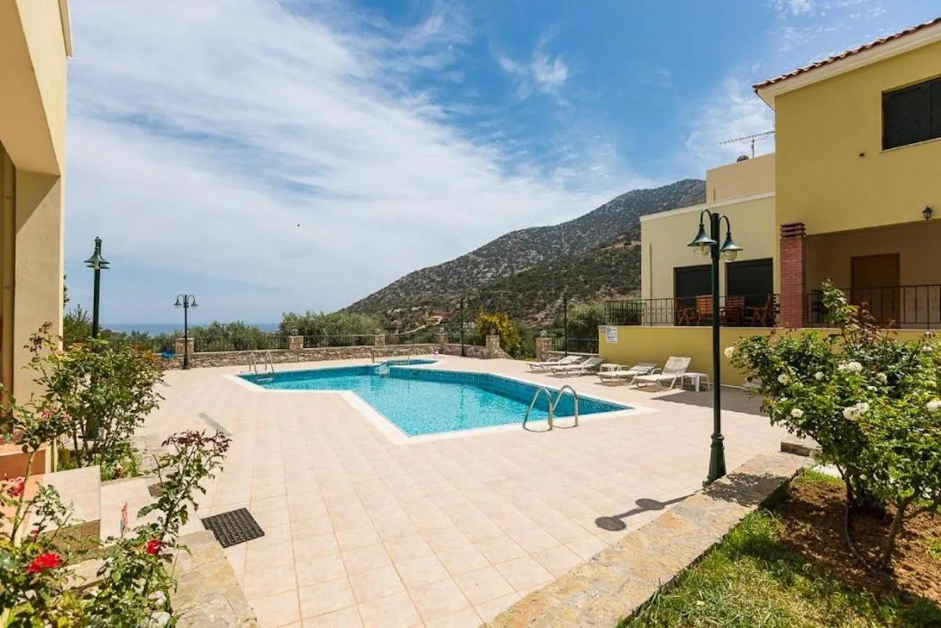 Pool view in Argyro Villa