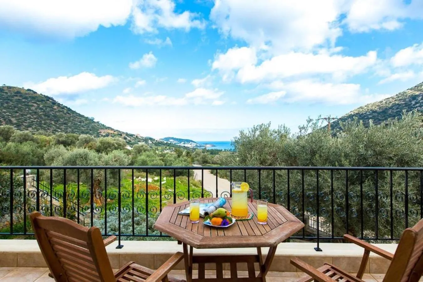 Natural landscape in Argyro Villa