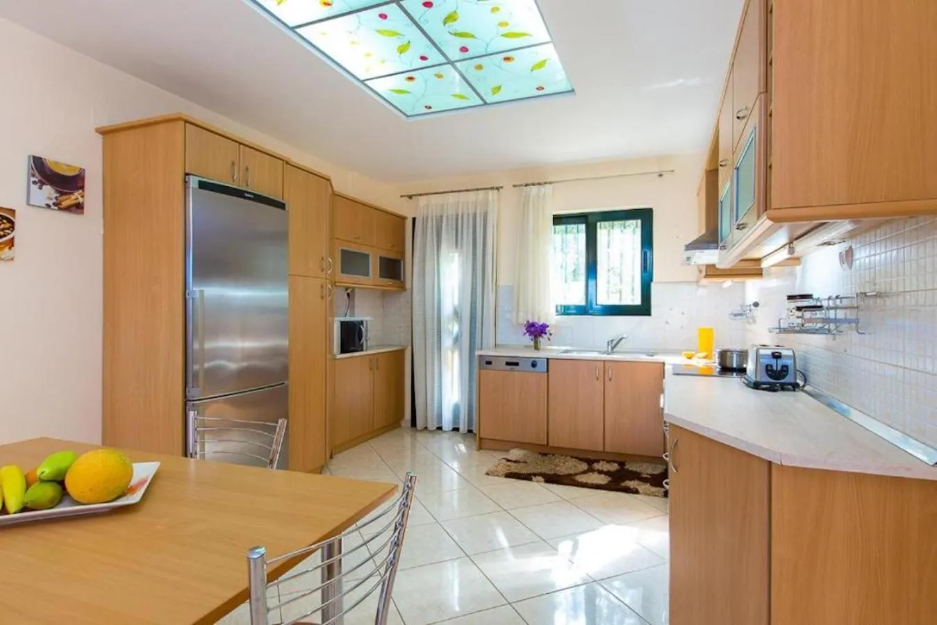 Kitchen or kitchenette in Argyro Villa