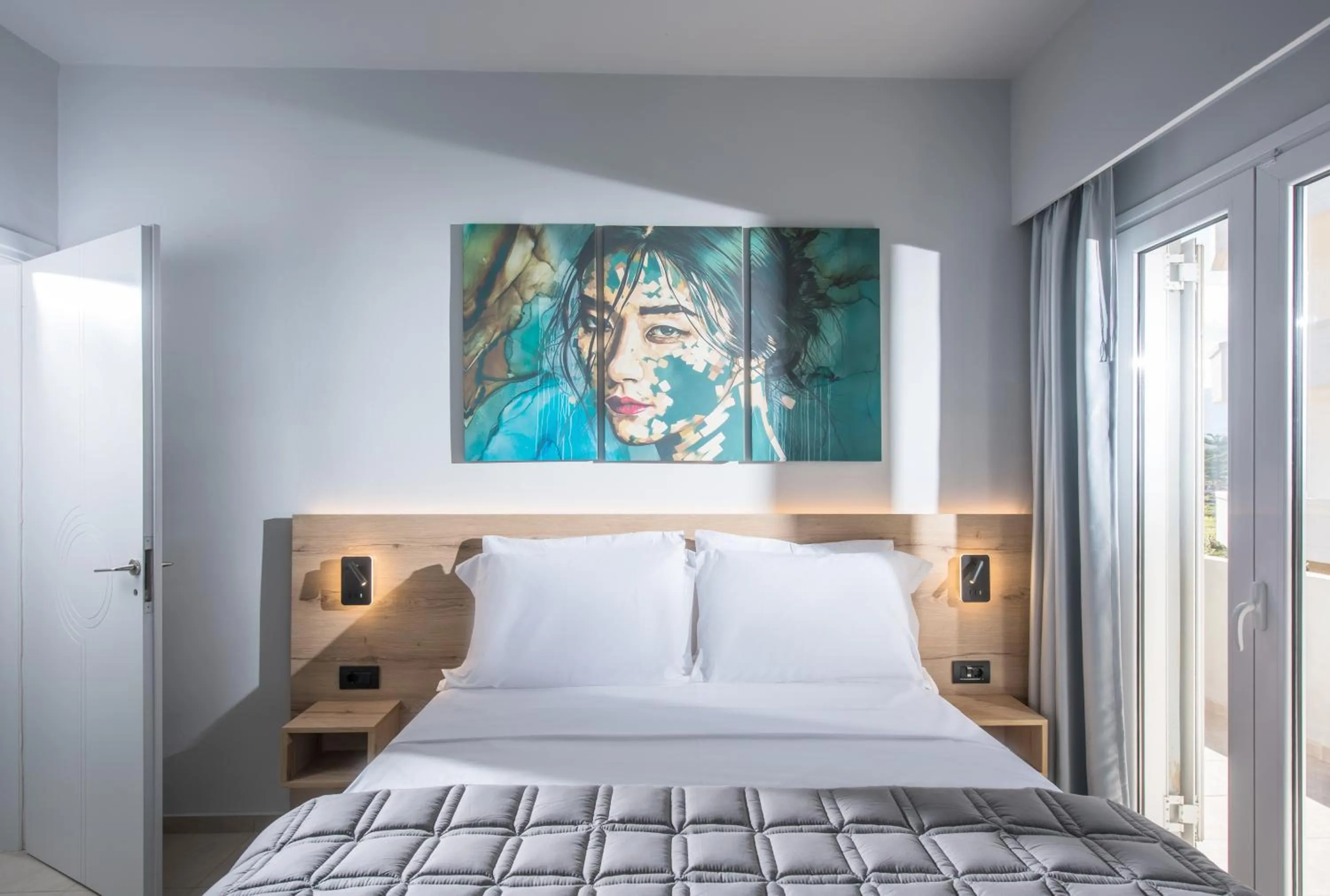 Coffee/tea facilities, Bed in Nuovo Crete By Sea