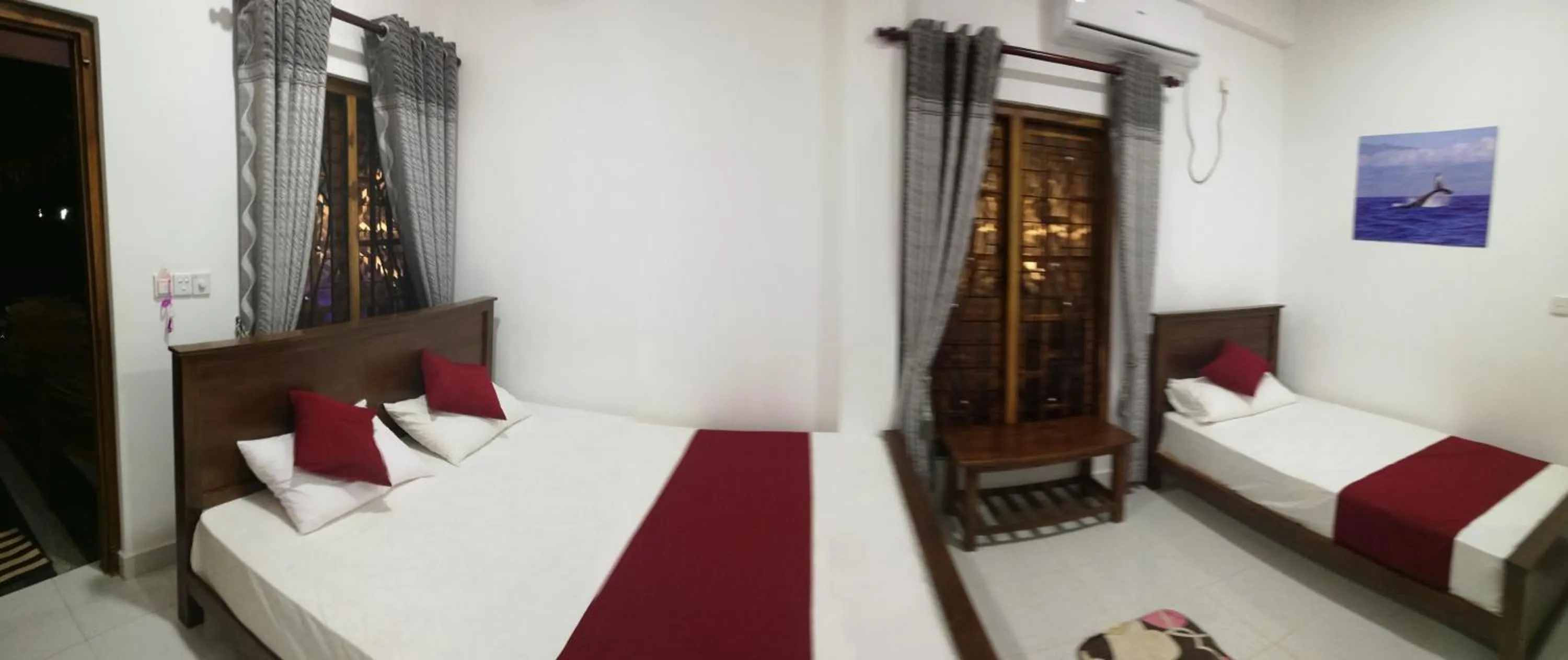 Bed in Dive beach palace