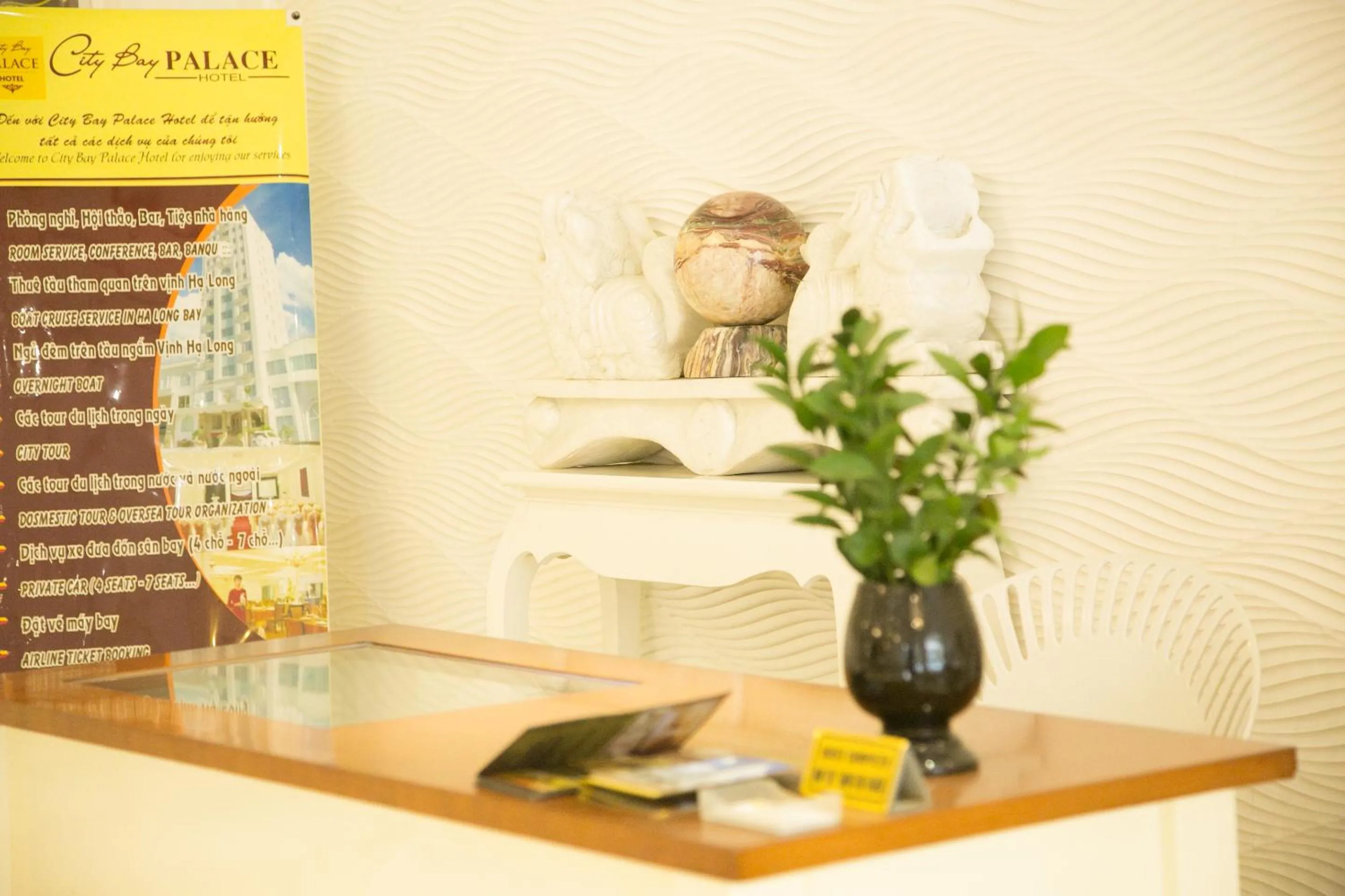 Lobby or reception in CityBay Palace Hạ Long Hotel