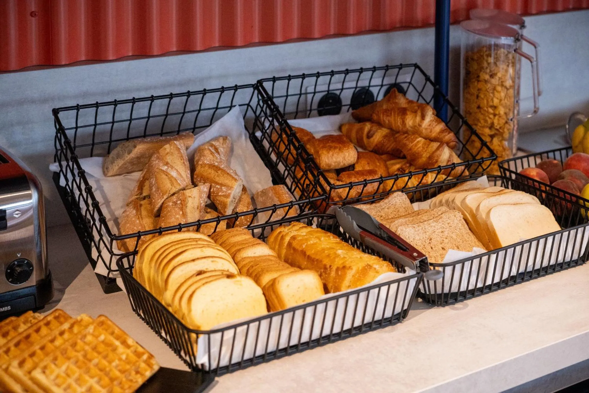 Continental breakfast in ibis budget Le Cannet des Maures