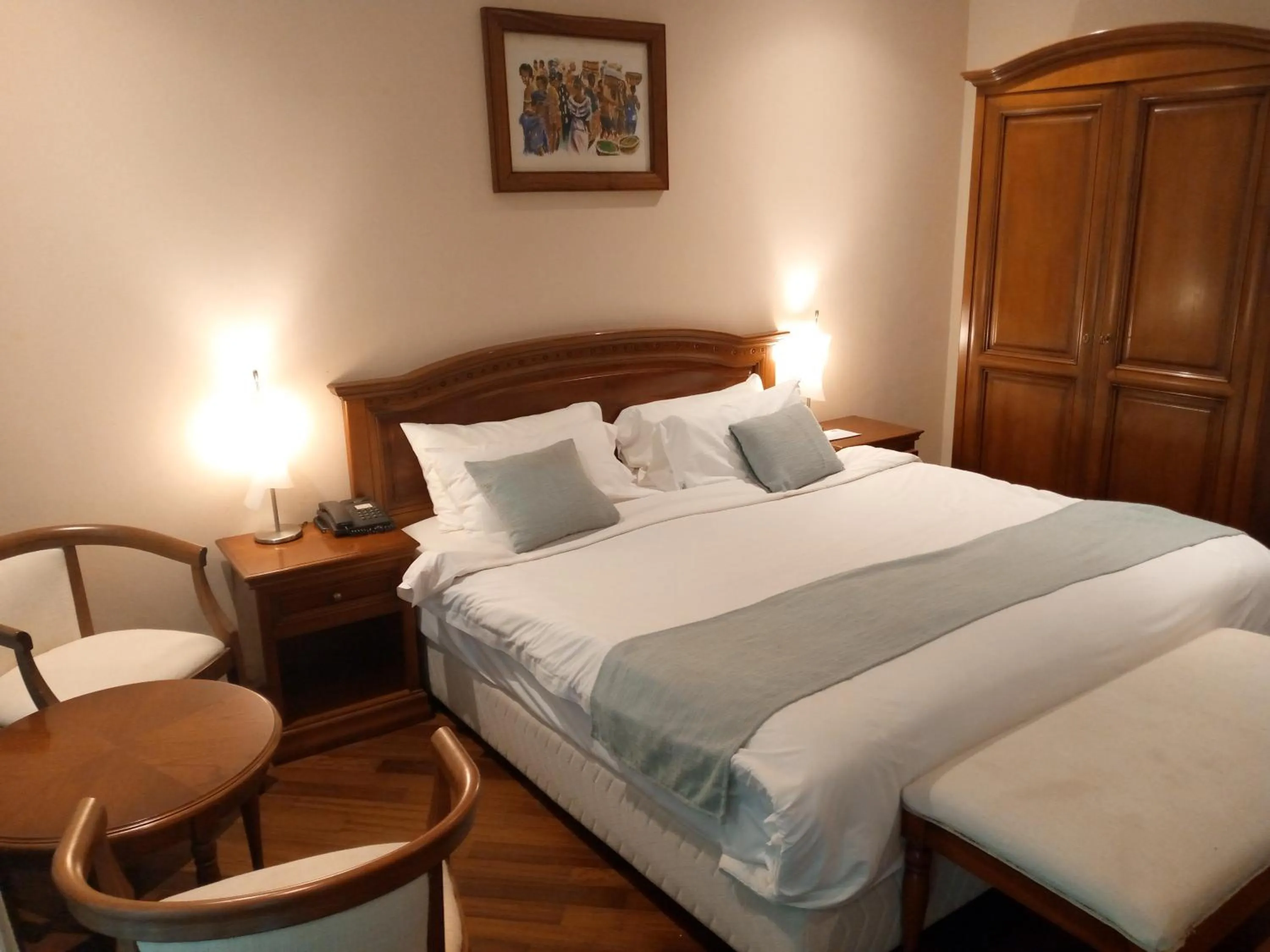 Bed in The Kairaba Beach Hotel