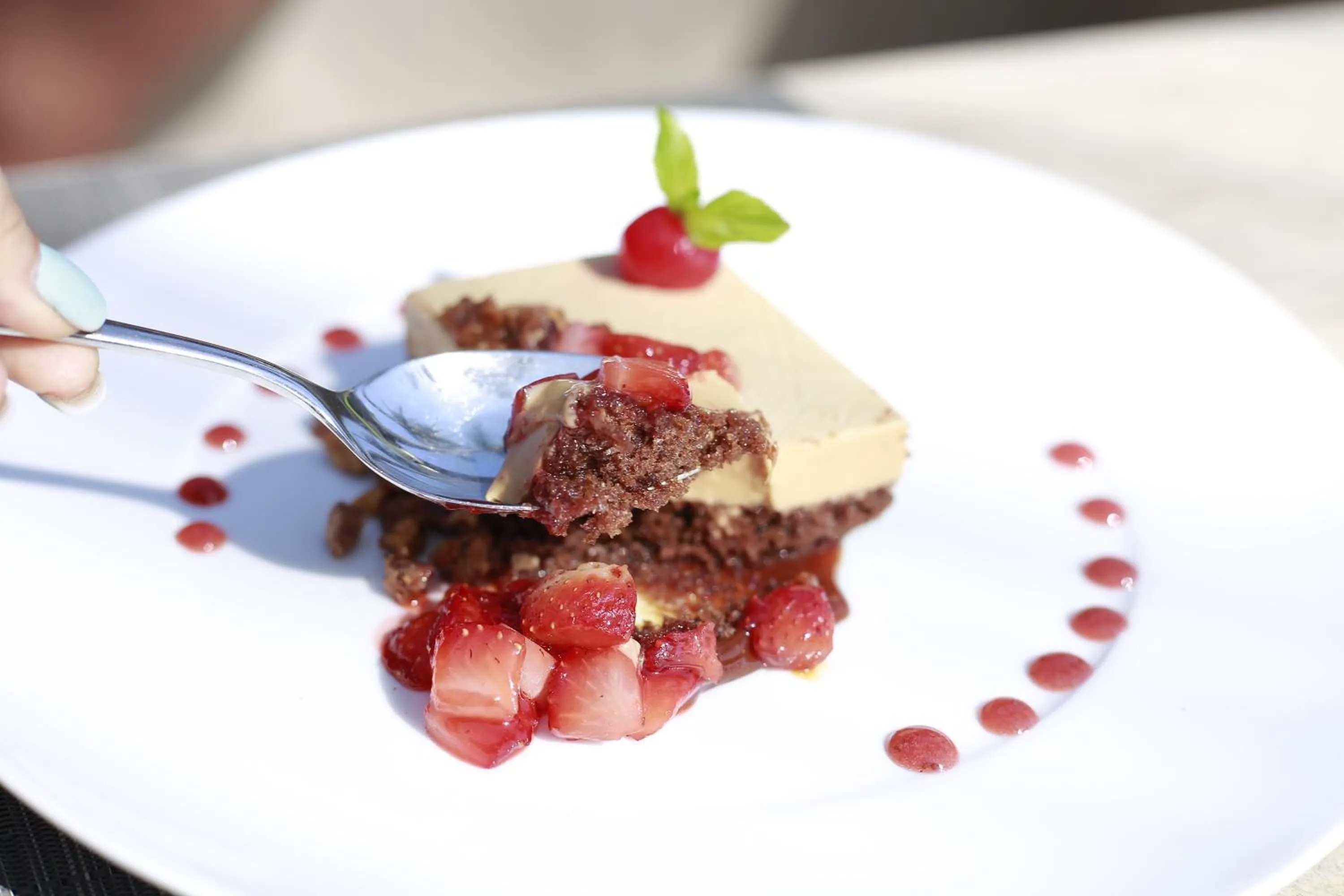 Food close-up in Arennas Mancora