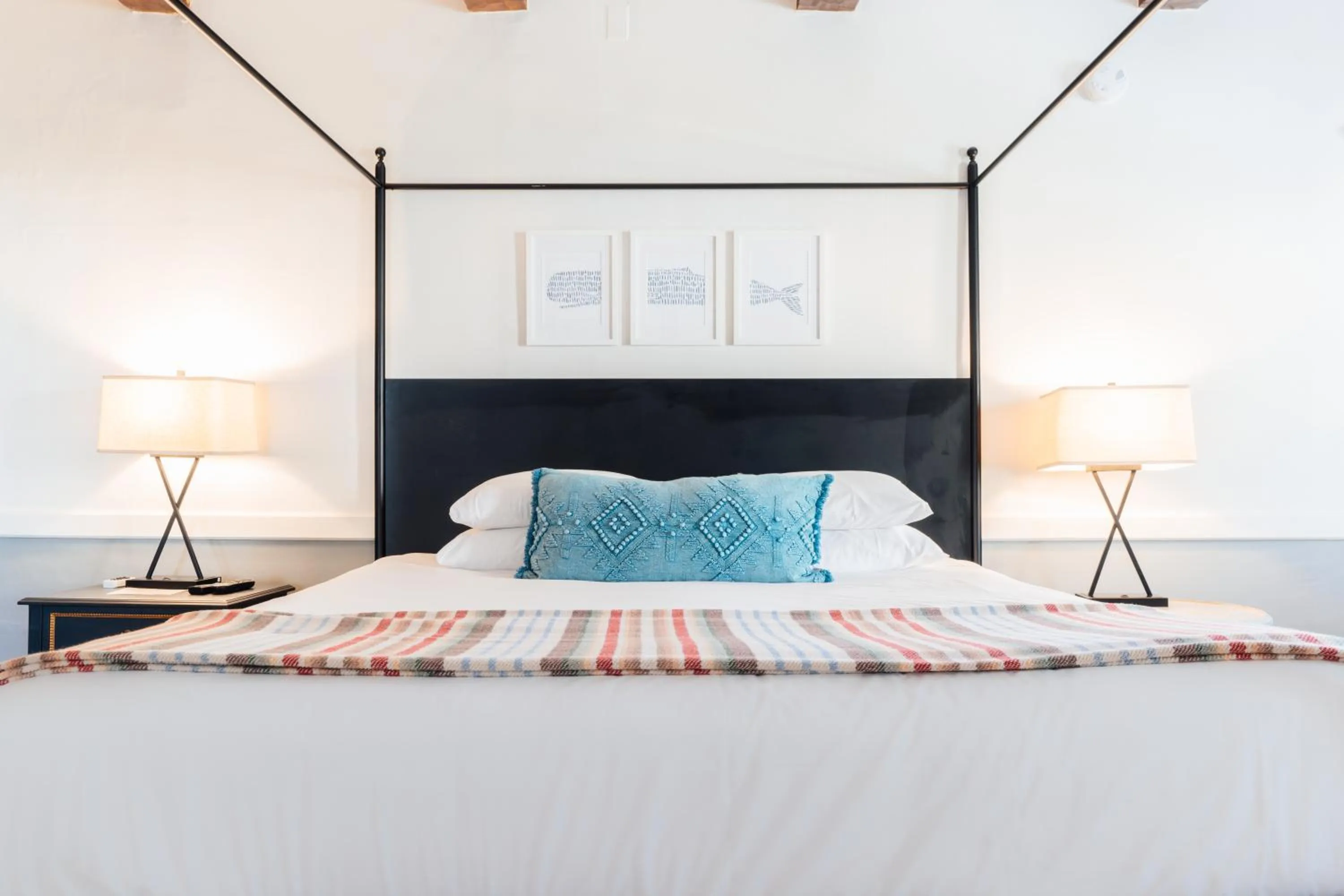 Bed in Mercury Hotel Provincetown