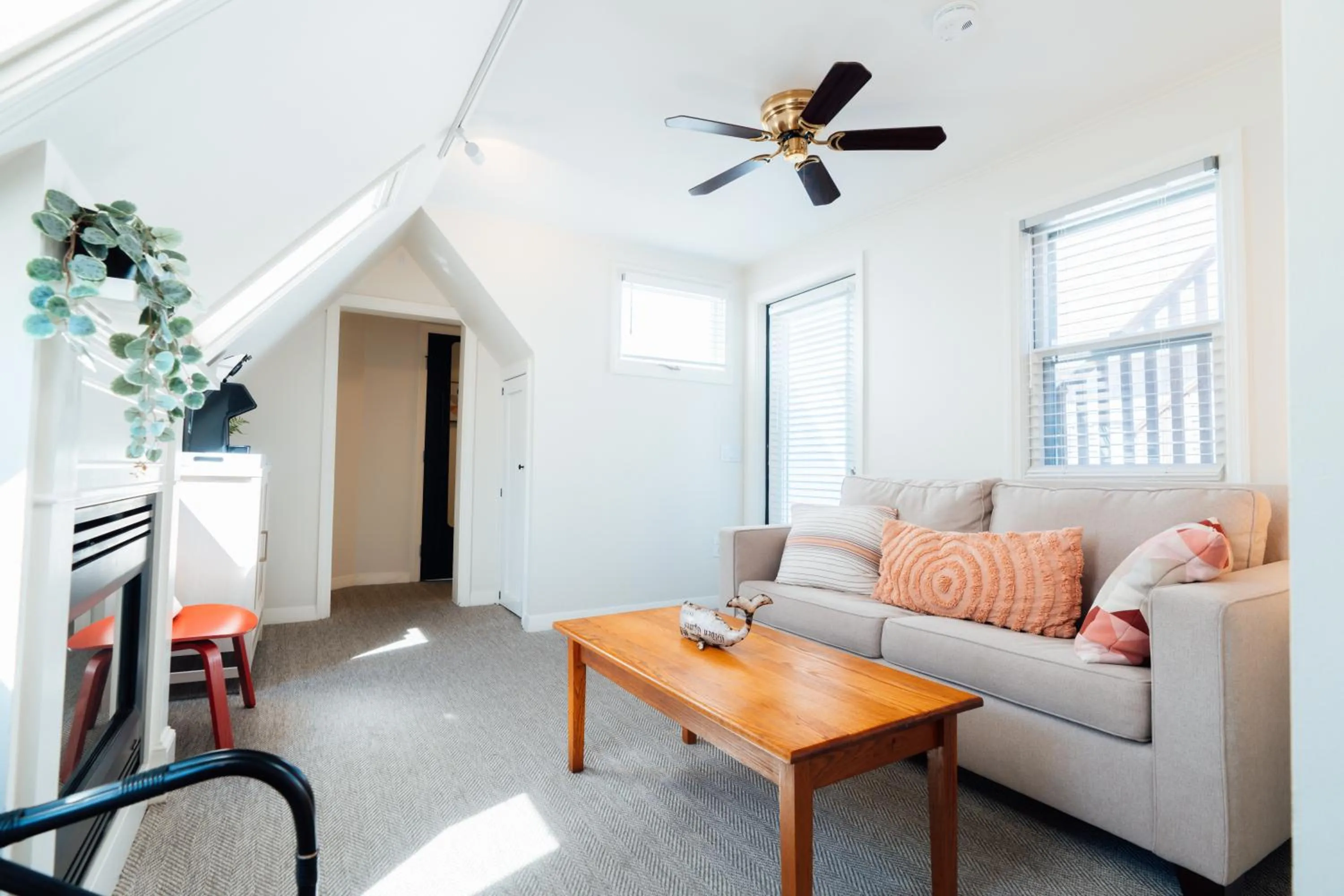 Seating area in Mercury Hotel Provincetown